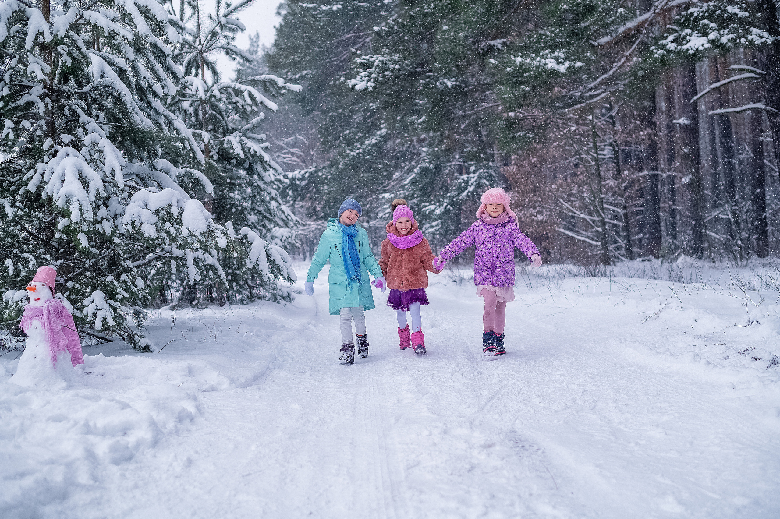 Сніговики. Дитячий та сімейний фотограф м.Бровари