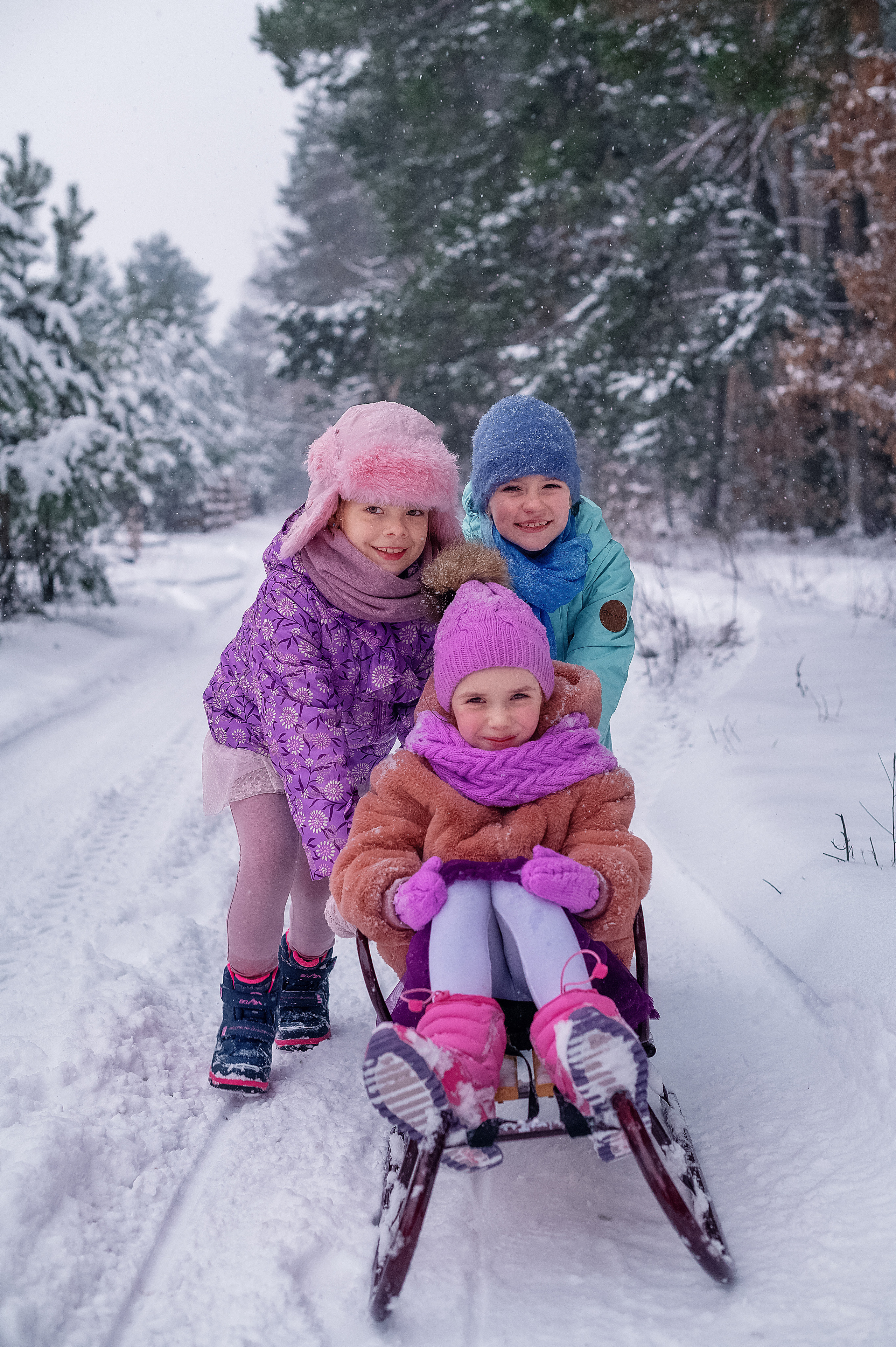 Сніговики. Дитячий та сімейний фотограф м.Бровари