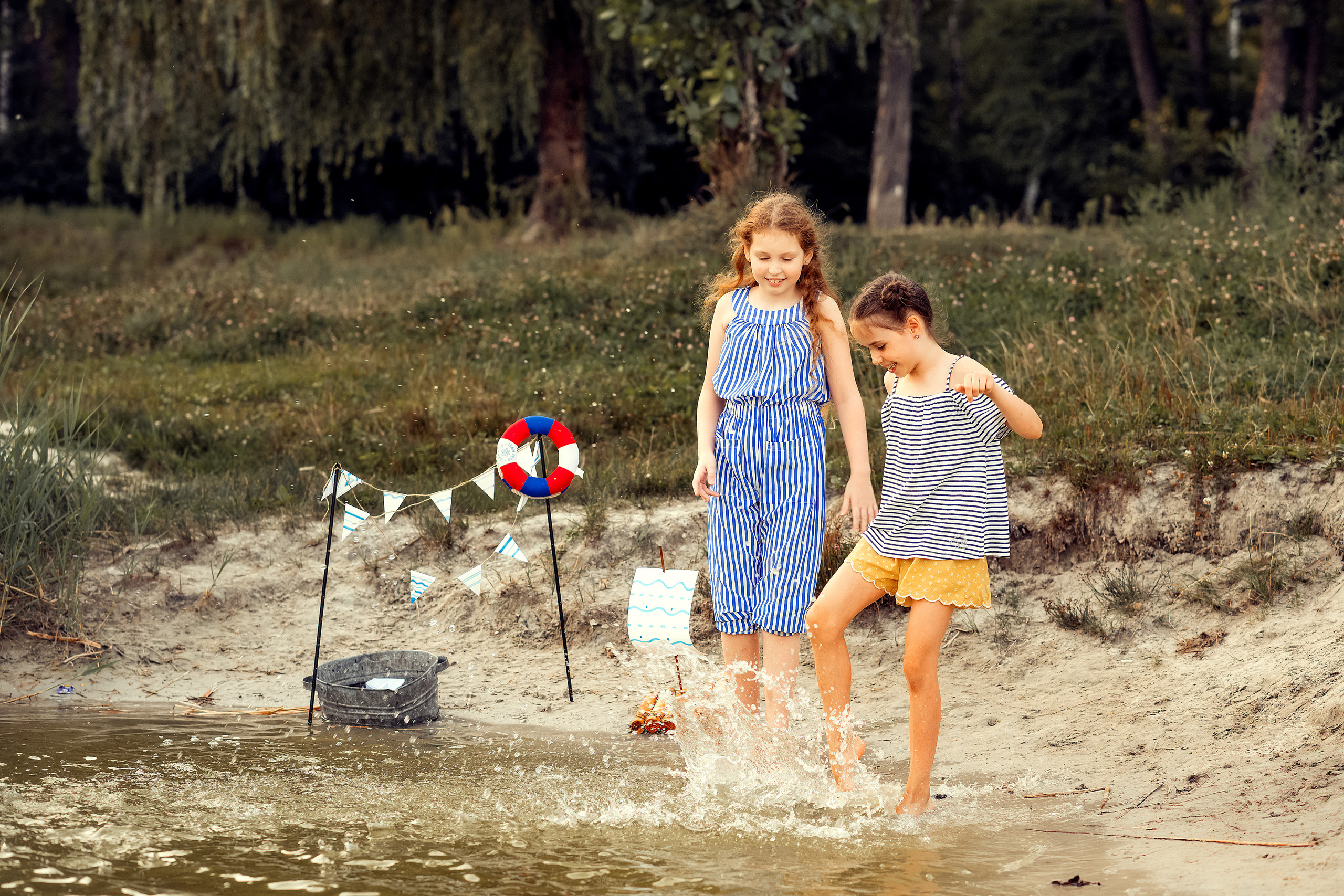 Літній вечір на озері. Дитячий та сімейний фотограф м.Бровари
