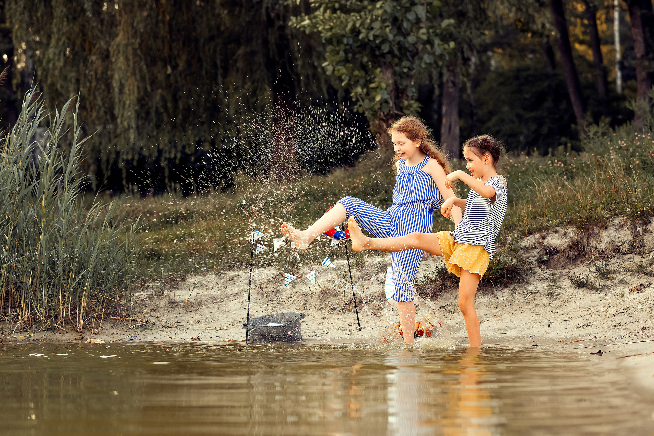 Літній вечір на озері. Дитячий та сімейний фотограф м.Бровари