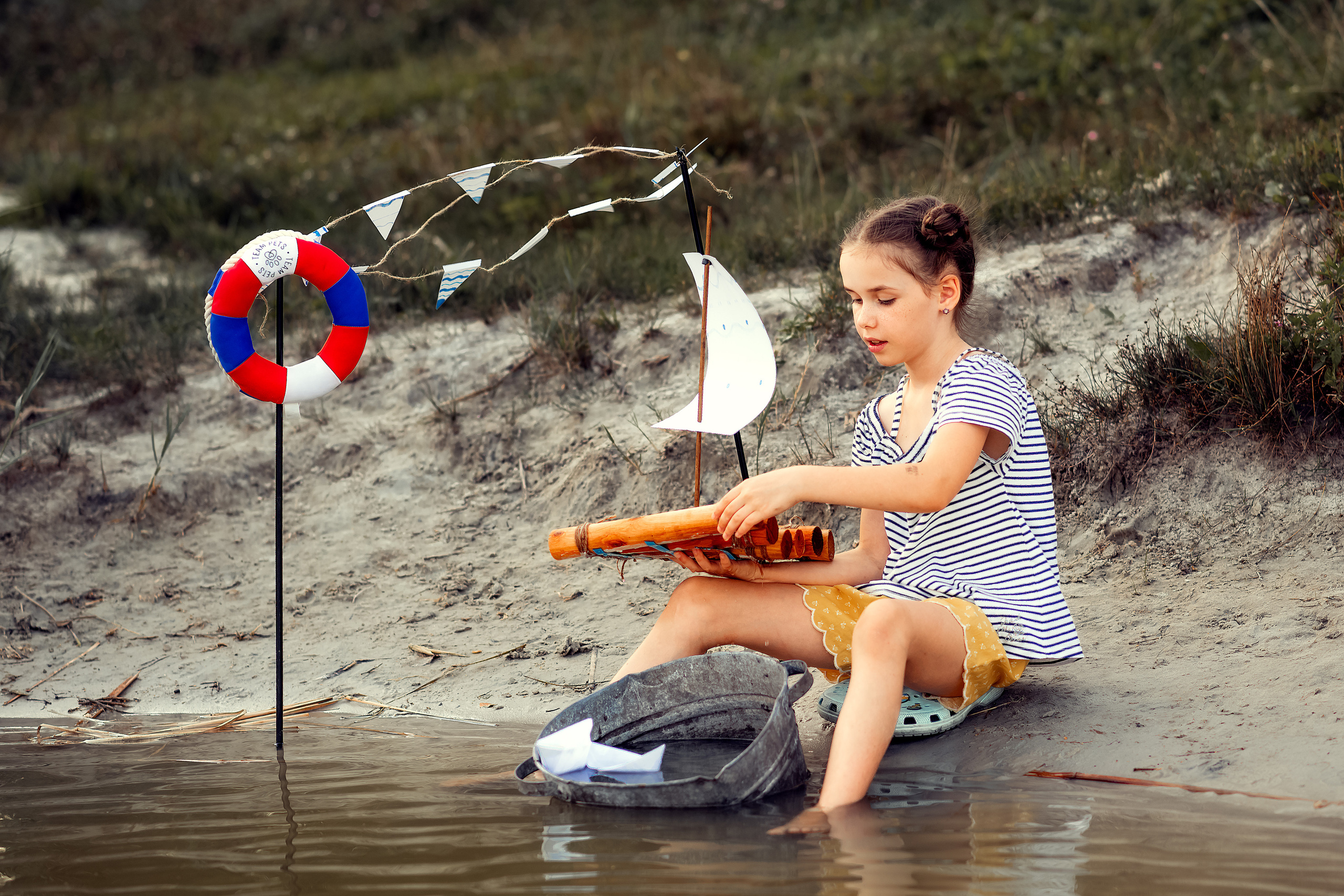 Літній вечір на озері. Дитячий та сімейний фотограф м.Бровари