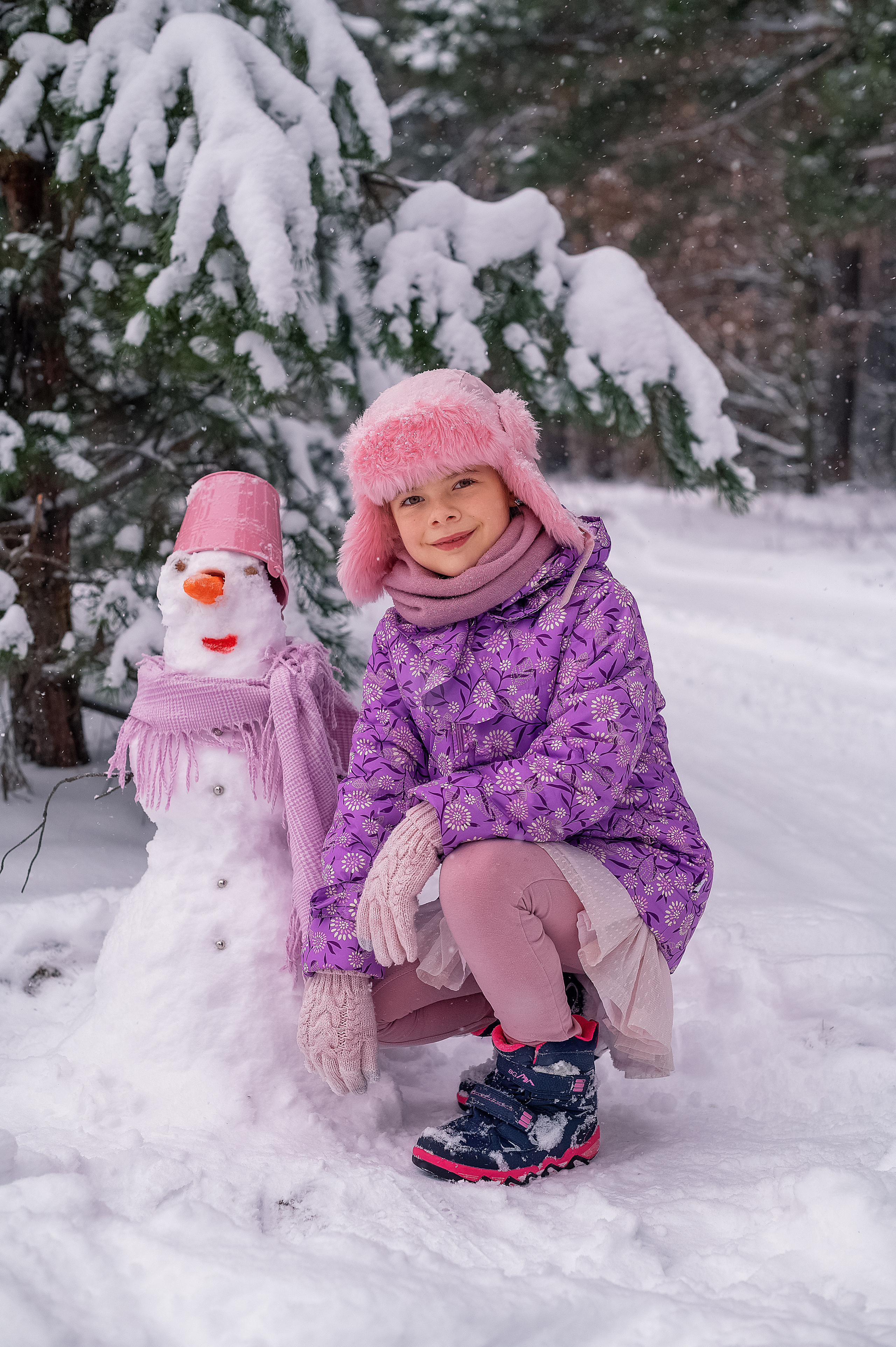 Сніговики. Дитячий та сімейний фотограф м.Бровари