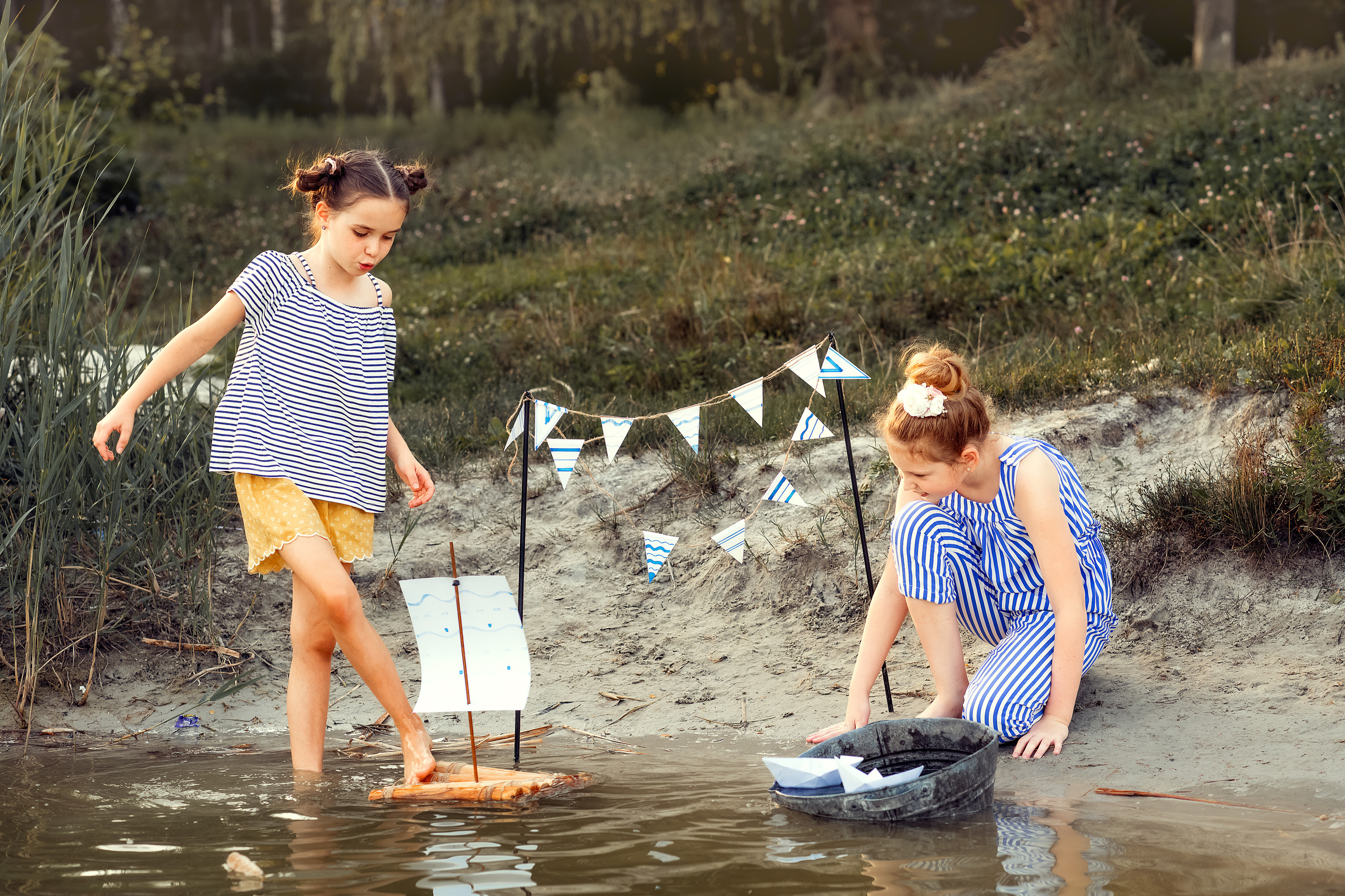 Літній вечір на озері. Дитячий та сімейний фотограф м.Бровари