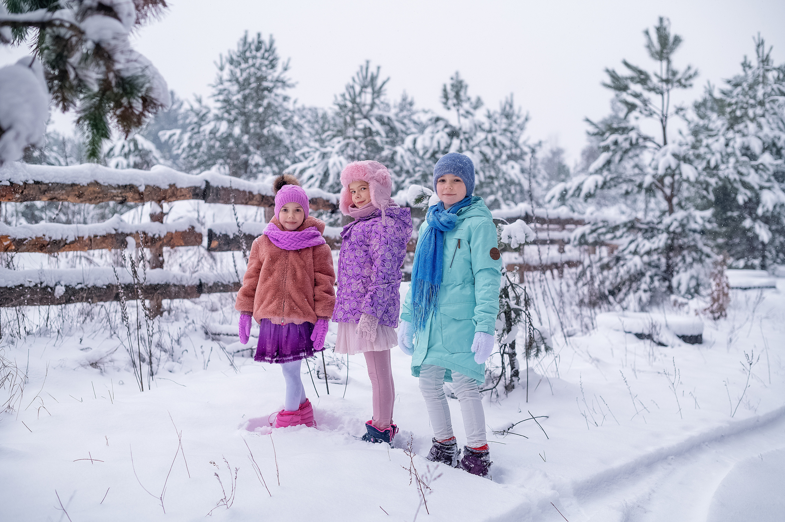 Сніговики. Дитячий та сімейний фотограф м.Бровари