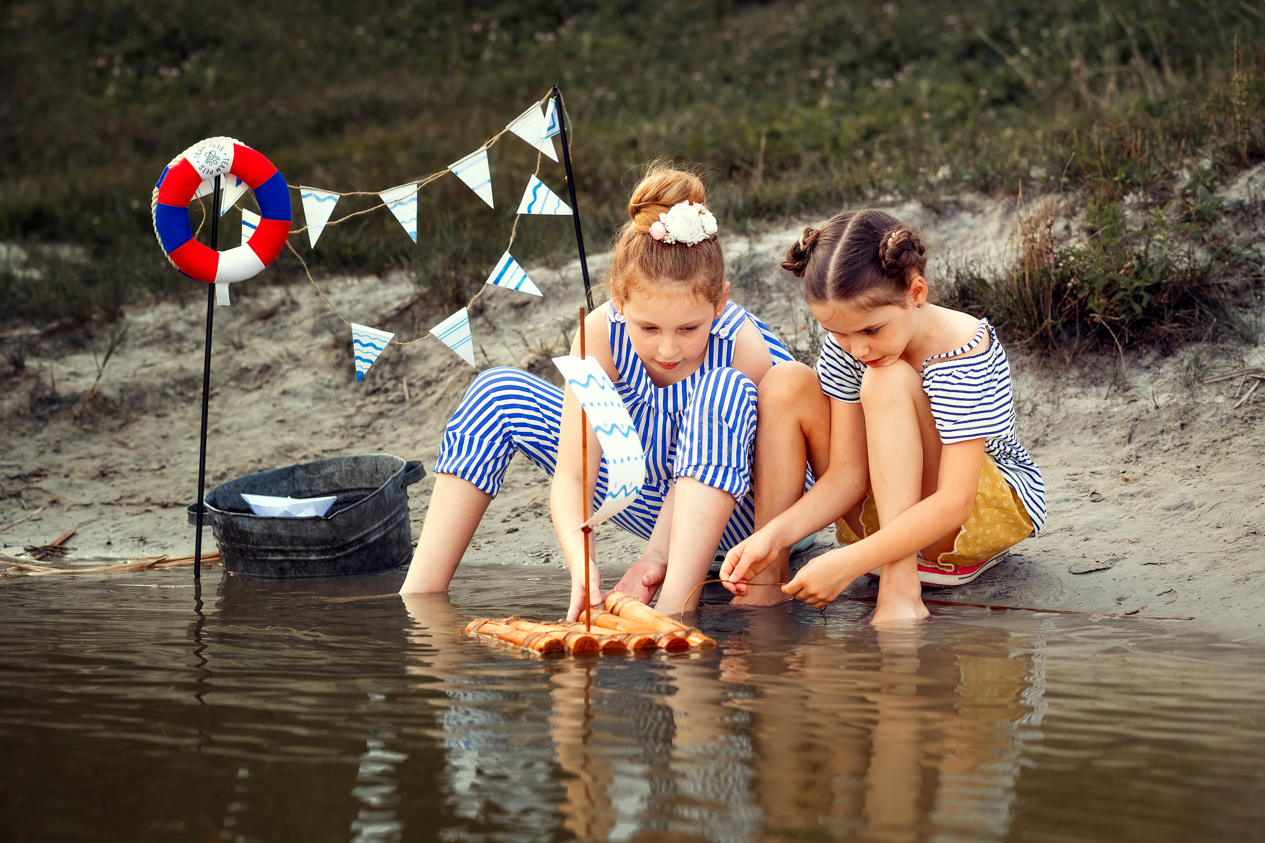 Літній вечір на озері. Дитячий та сімейний фотограф м.Бровари