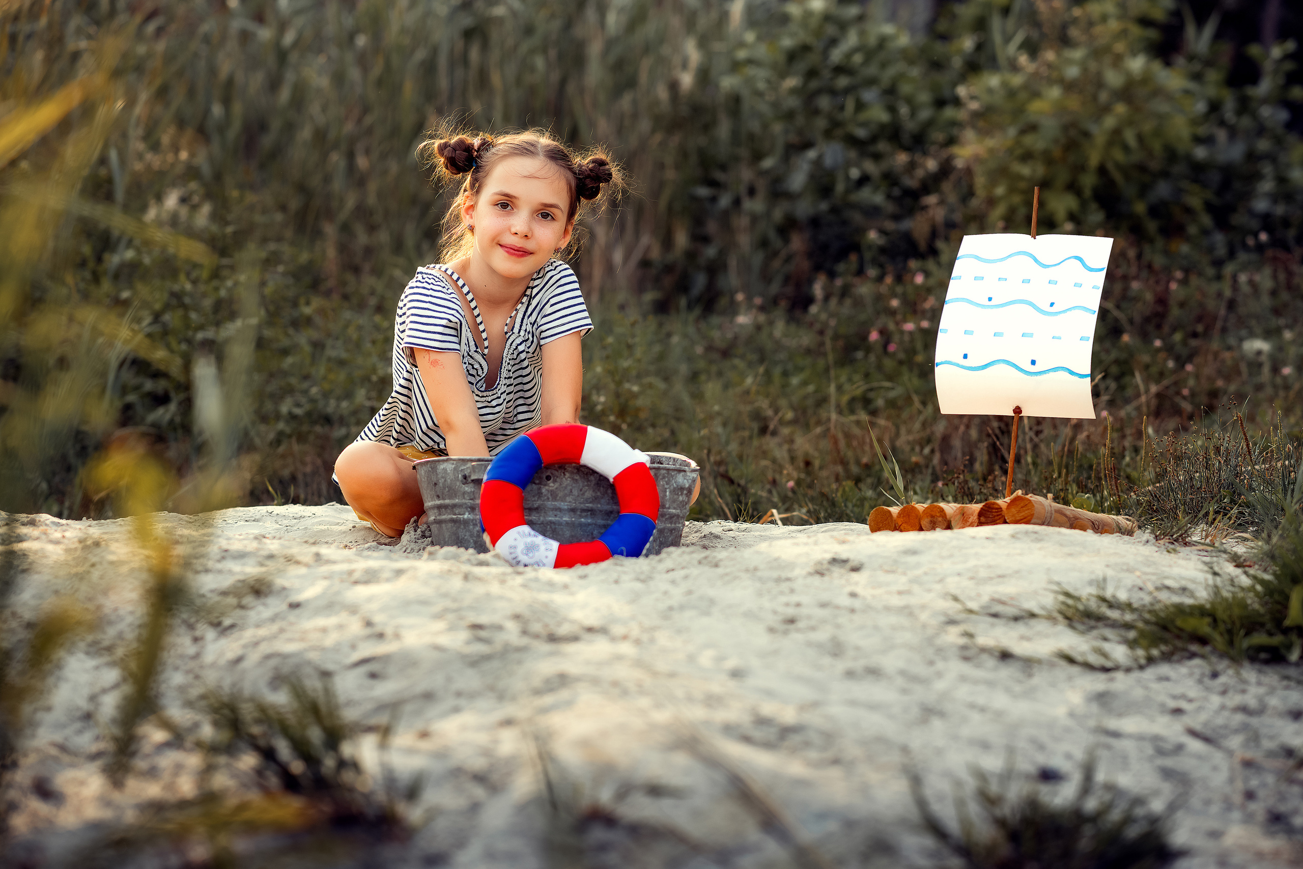 Літній вечір на озері. Дитячий та сімейний фотограф м.Бровари