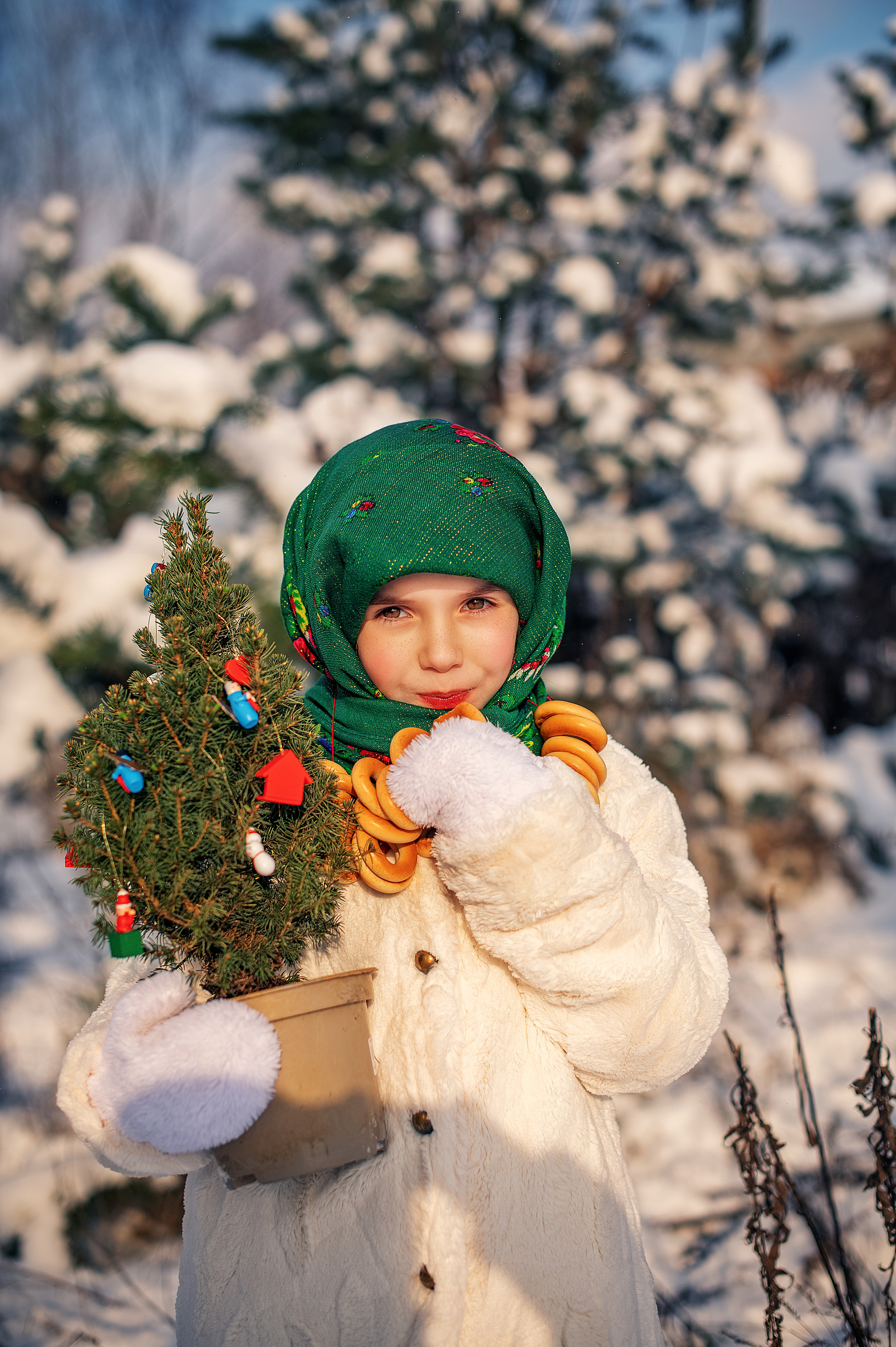 Ретро зима. Дитячий та сімейний фотограф м.Бровари
