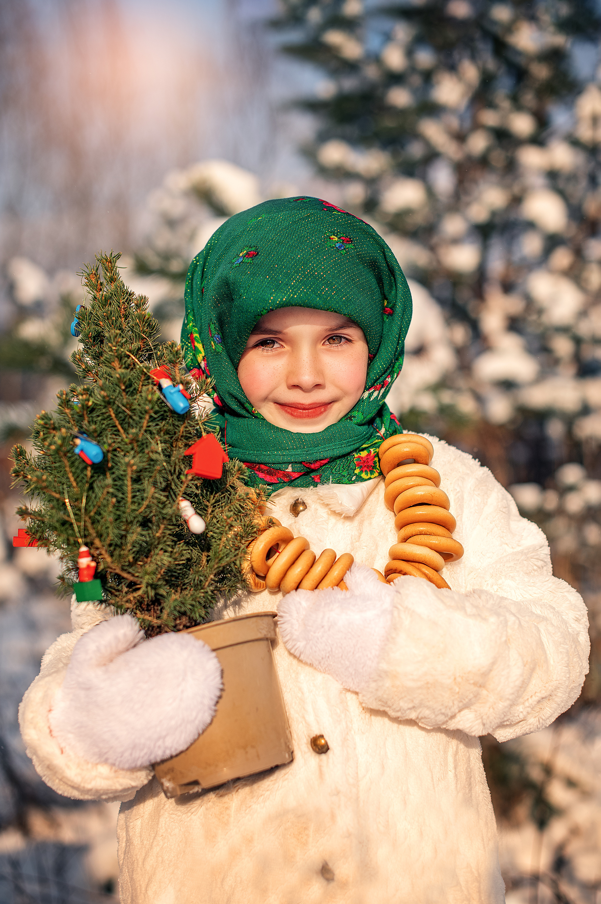 Ретро зима. Дитячий та сімейний фотограф м.Бровари