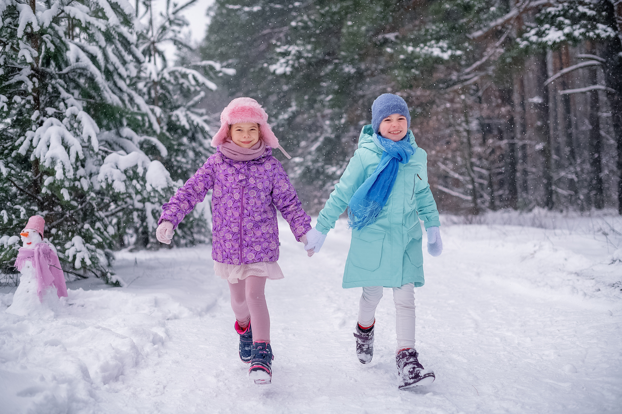 Сніговики. Дитячий та сімейний фотограф м.Бровари
