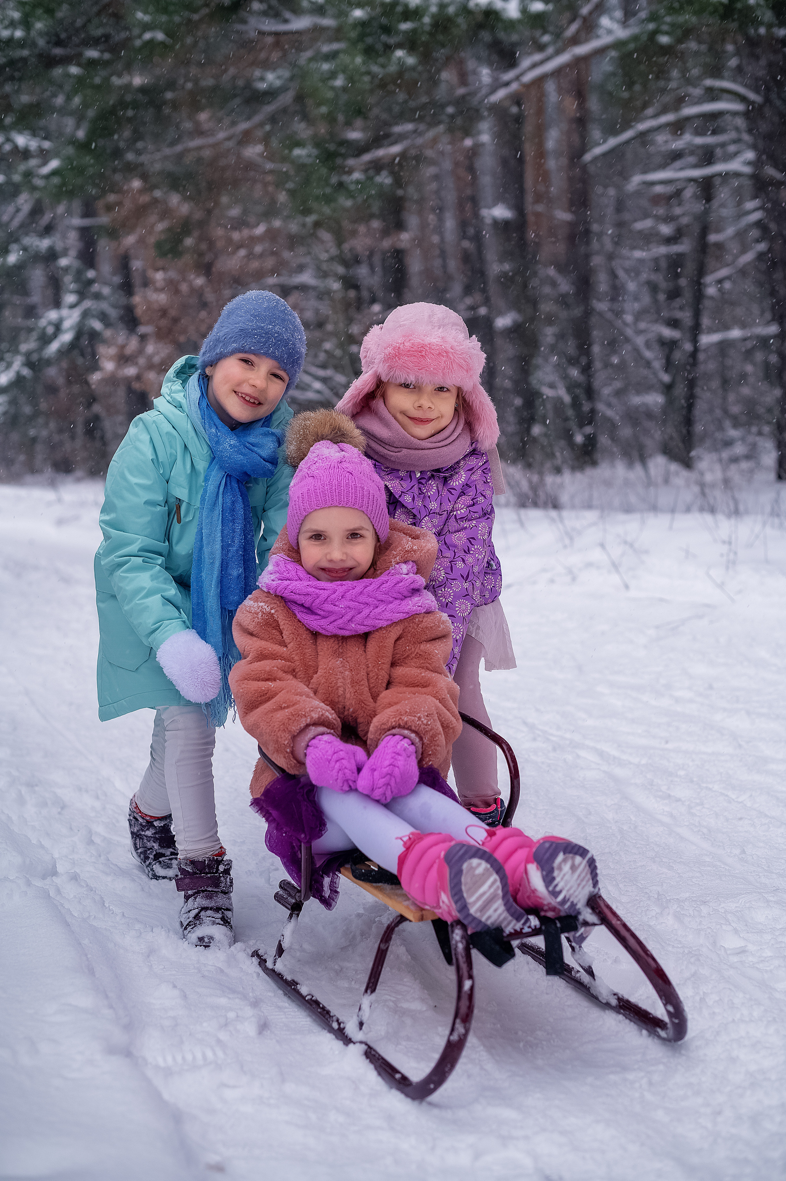 Сніговики. Дитячий та сімейний фотограф м.Бровари