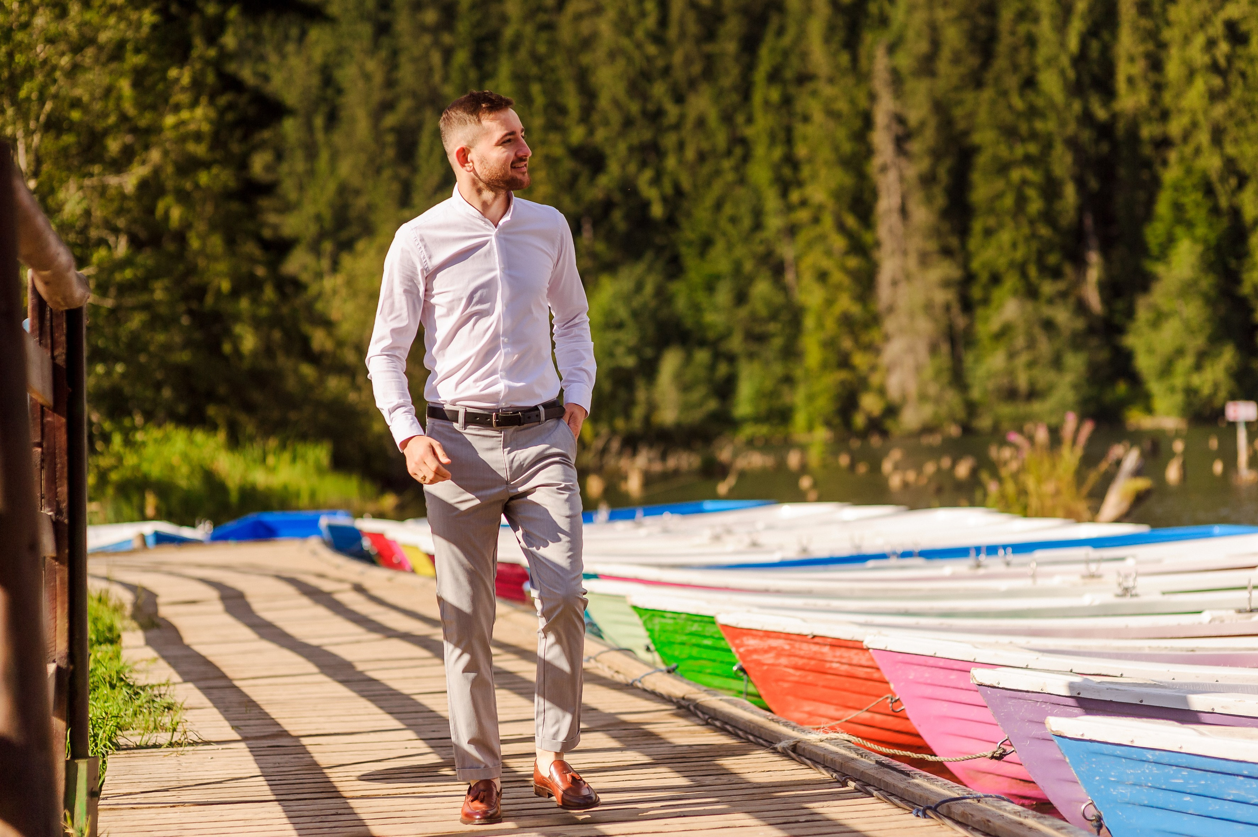 Mihai & Irina (Lacul Rosu, Cheile Bicazului). Fotograf de nunta Ion Cobzac