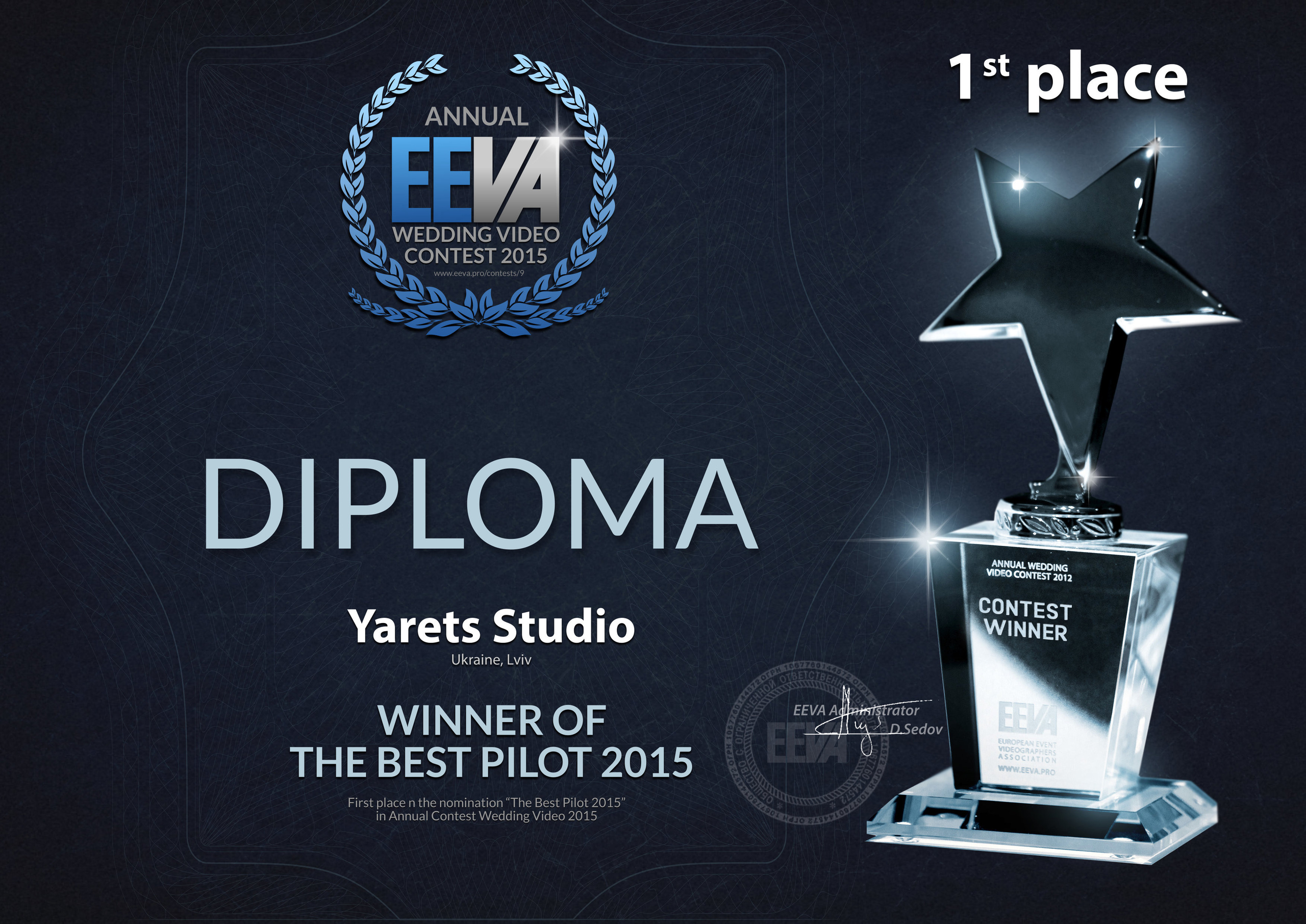 WEVA AWARDS ALL TIME. Yarets Studio | Wedding Films & Photography | Worldwide