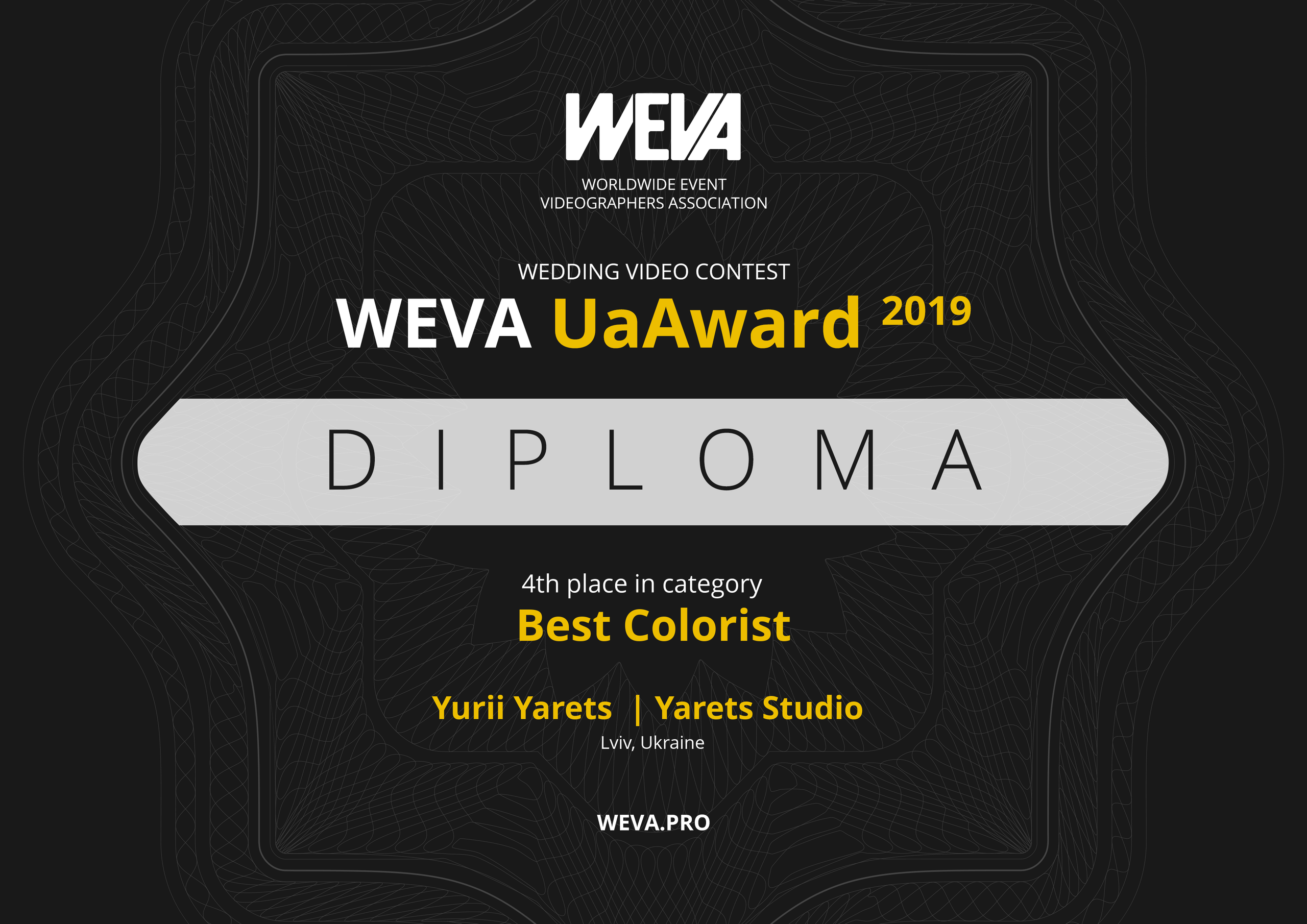 WEVA AWARDS ALL TIME. Yarets Studio | Wedding Films & Photography | Worldwide