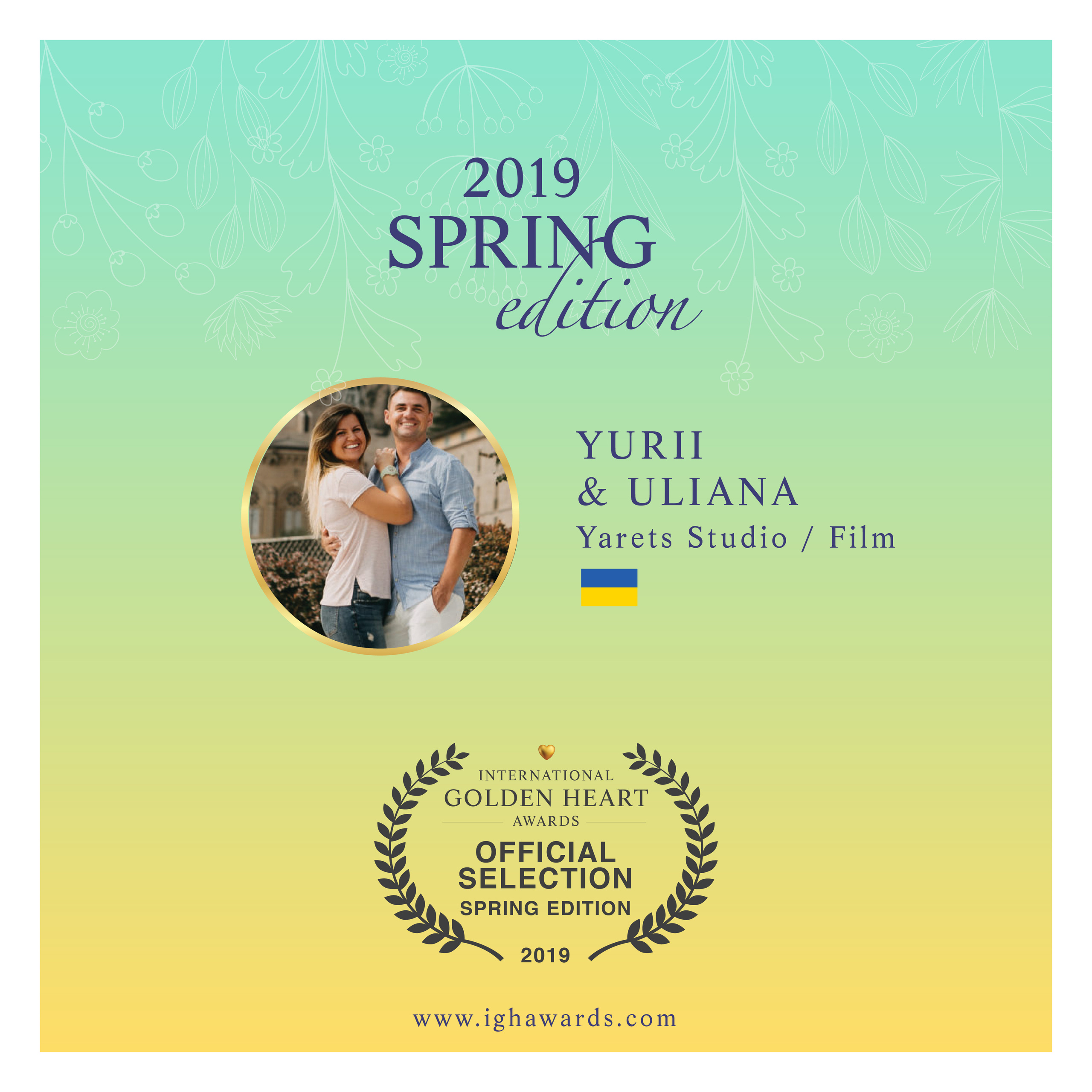 Wedding awards. Весільна Фото і відео Зйомка