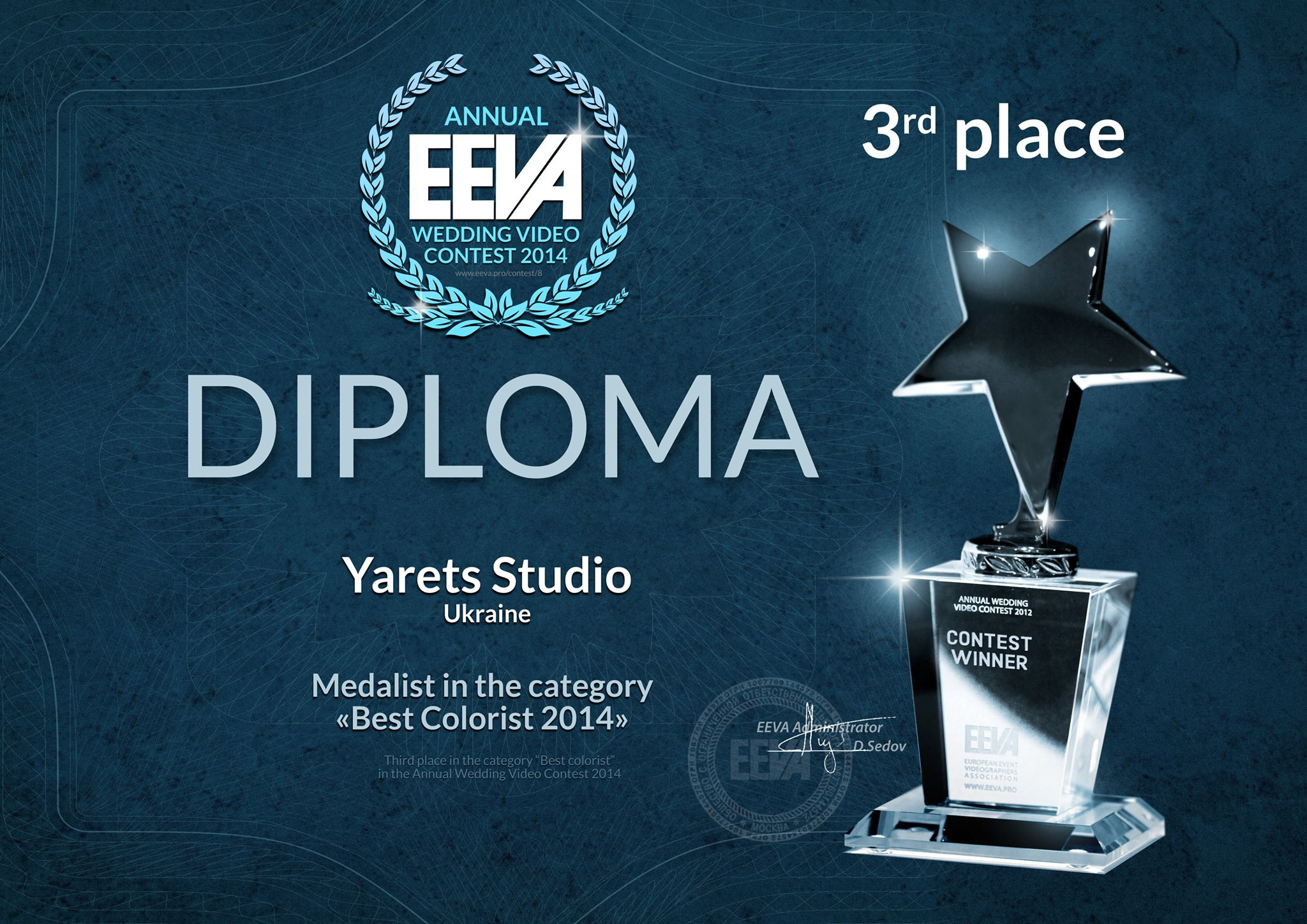 WEVA AWARDS ALL TIME. Yarets Studio | Wedding Films & Photography | Worldwide