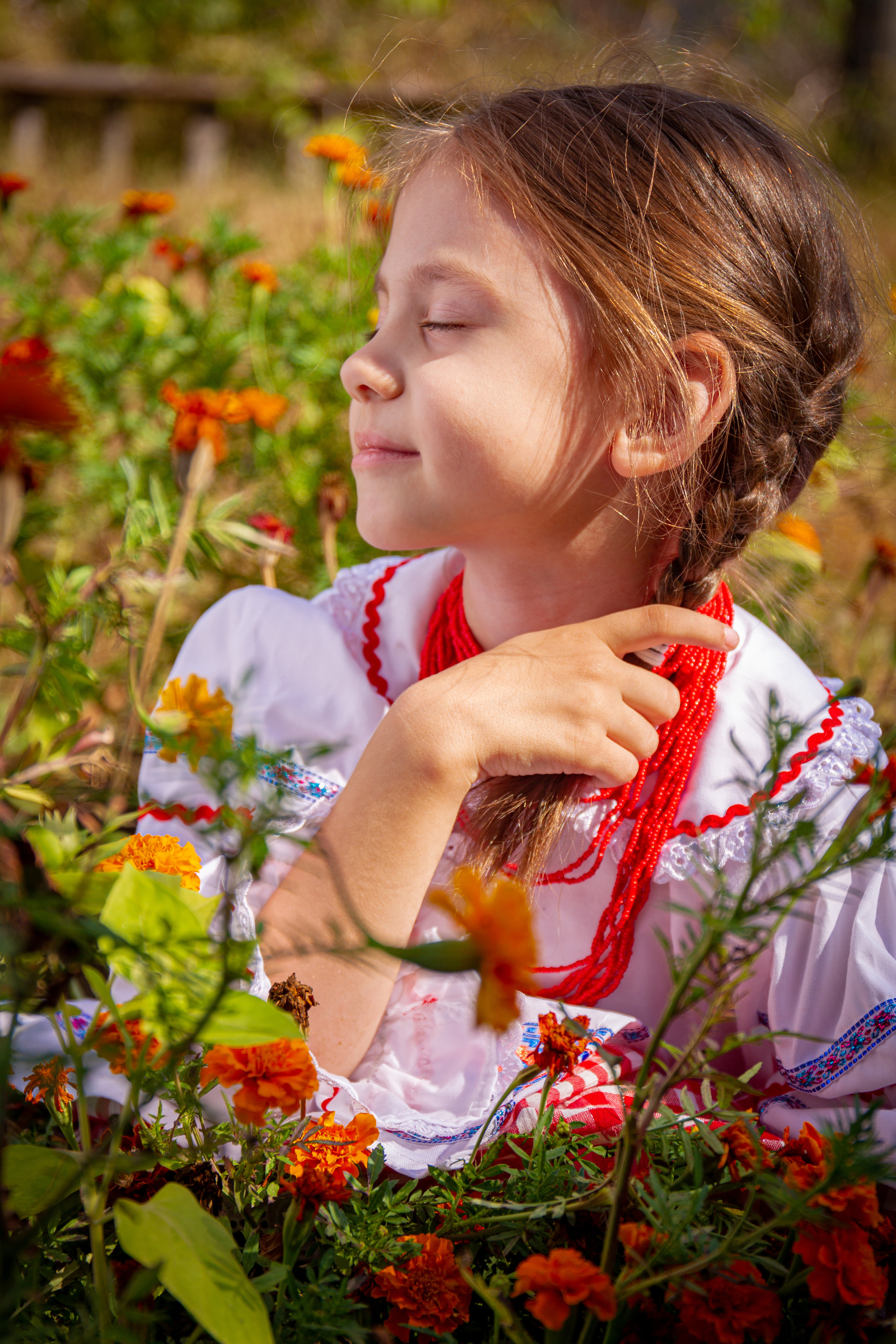 Детская фотосессия в этно стиле. Семейный фотограф Великодолинское