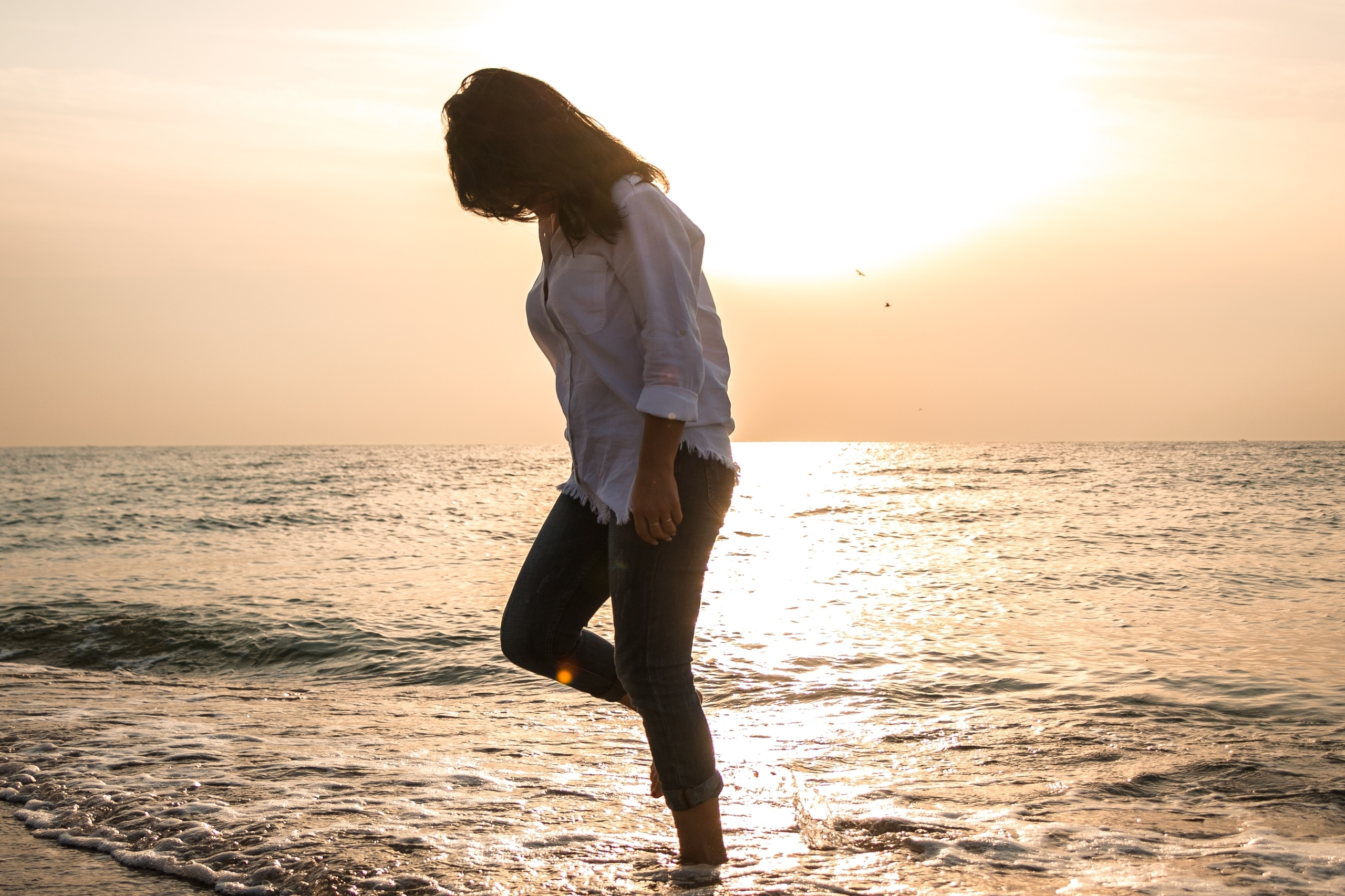 Фотосессия у моря на рассвете. Семейный фотограф Великодолинское