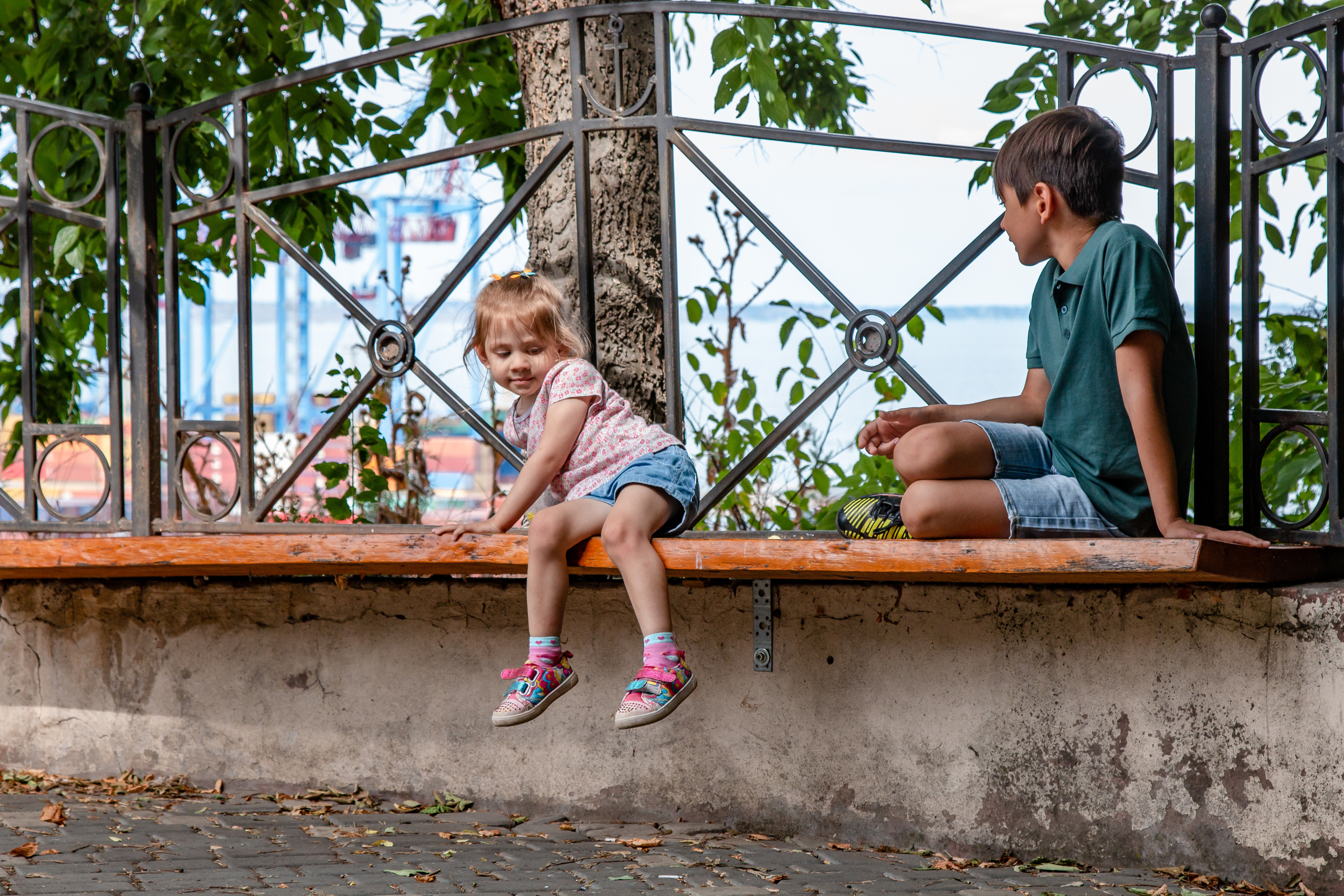 Брат и сестра. Семейный фотограф Великодолинское