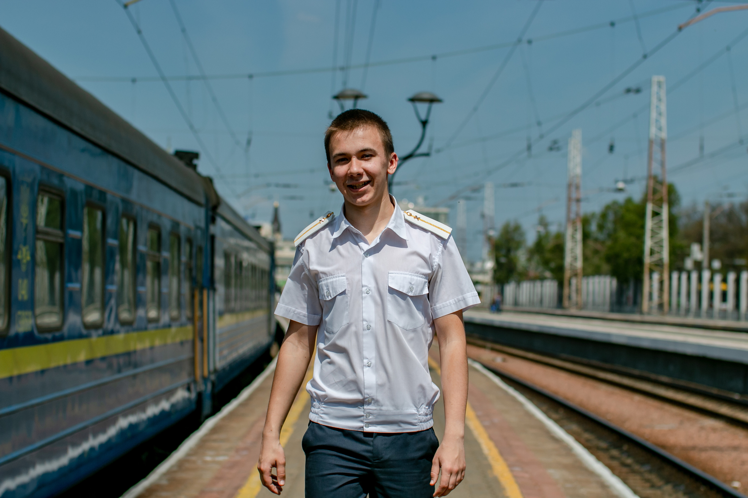 Фотосессия на железнодорожную тематику. Семейный фотограф Великодолинское