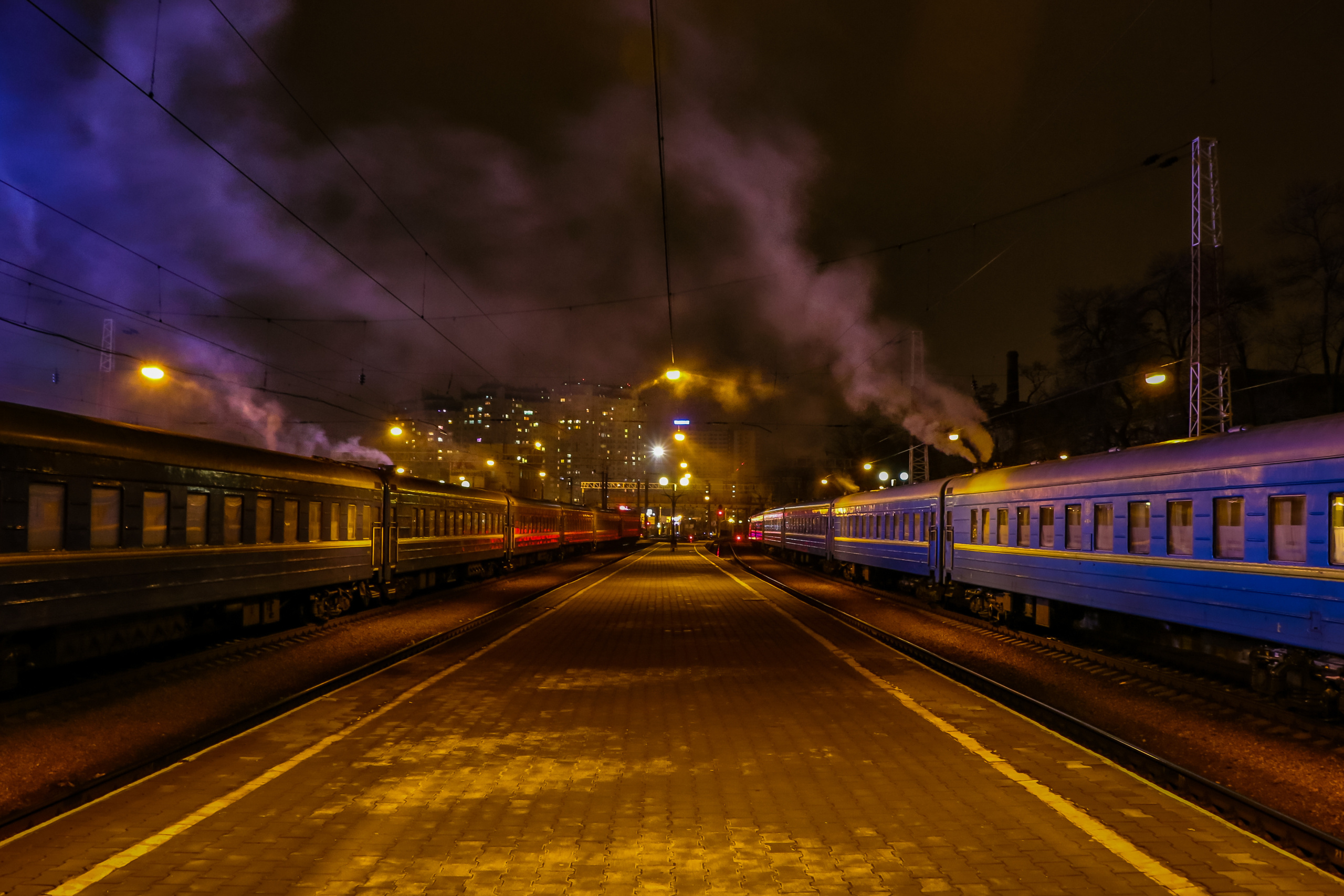 Вечерний Одесский вокзал. Семейный фотограф Великодолинское