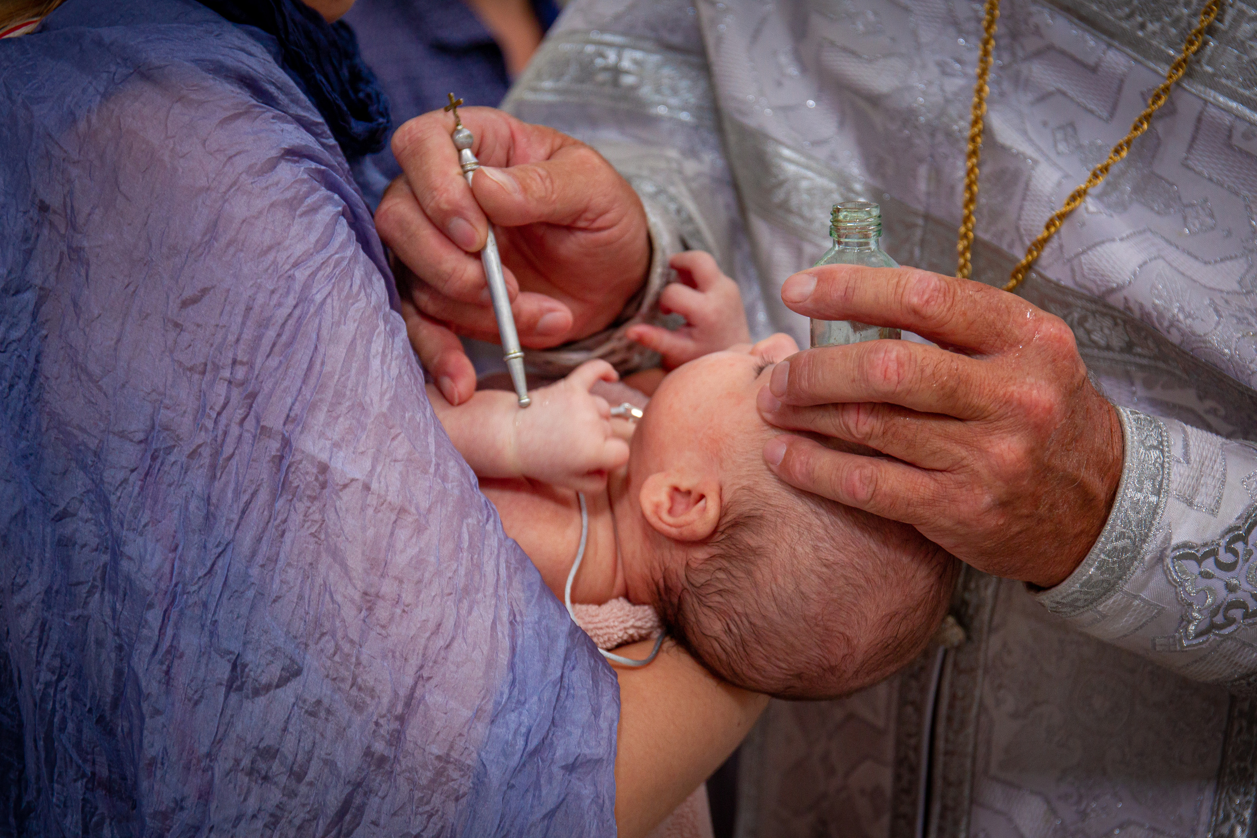 Таинство Крещения. Семейный фотограф Великодолинское