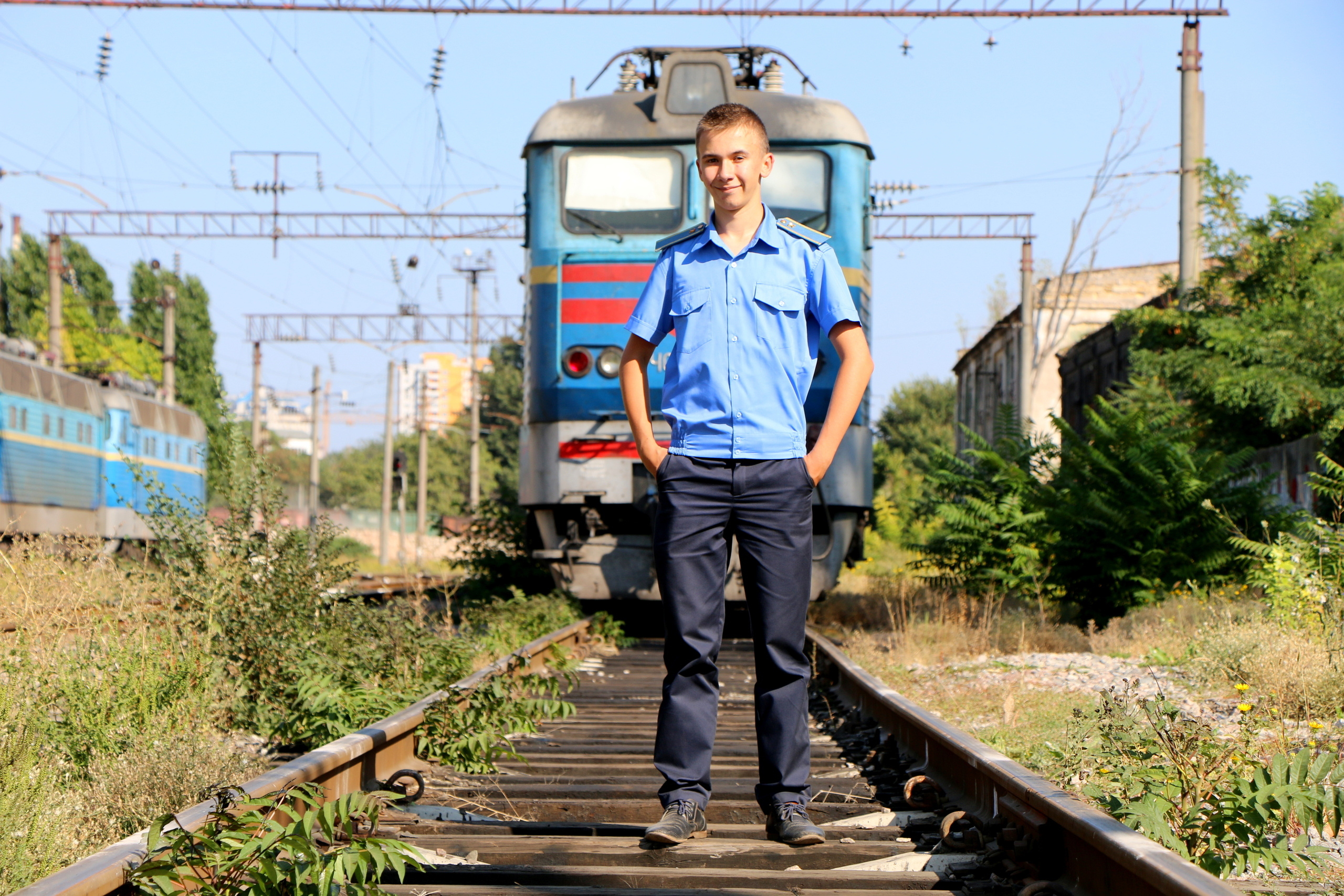 Фотосет в ЖД тематике. Семейный фотограф Великодолинское