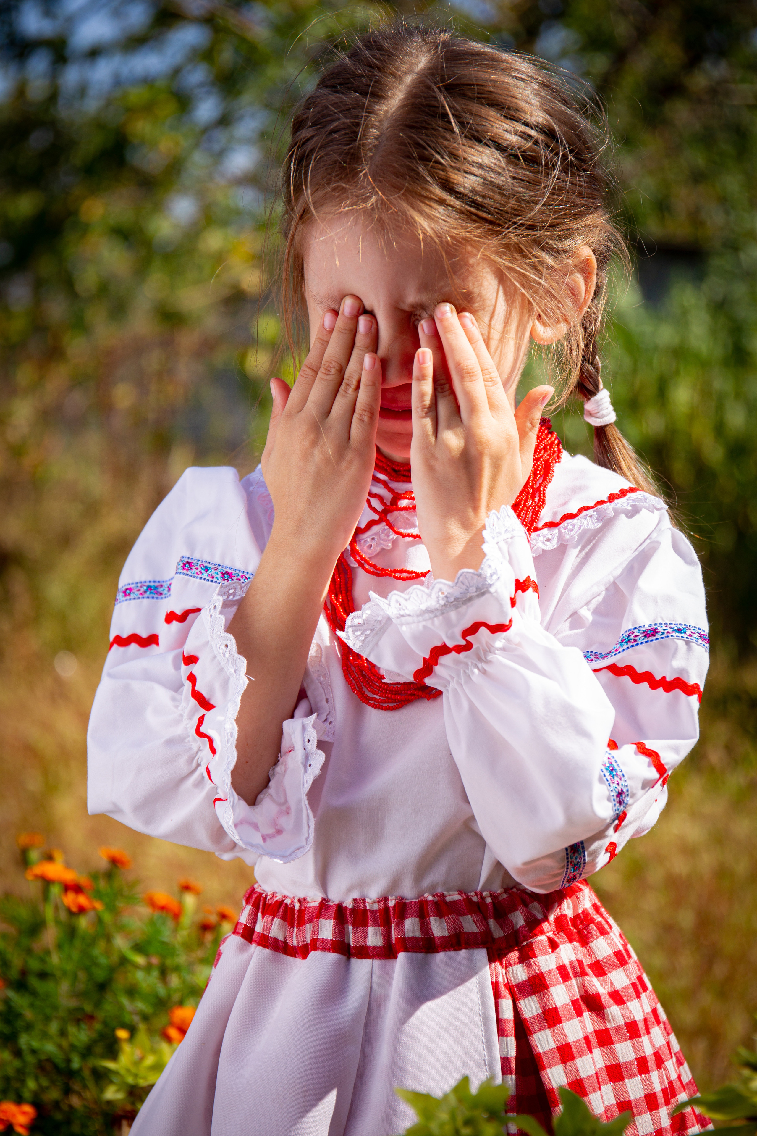 Детская фотосессия в этно стиле. Семейный фотограф Великодолинское