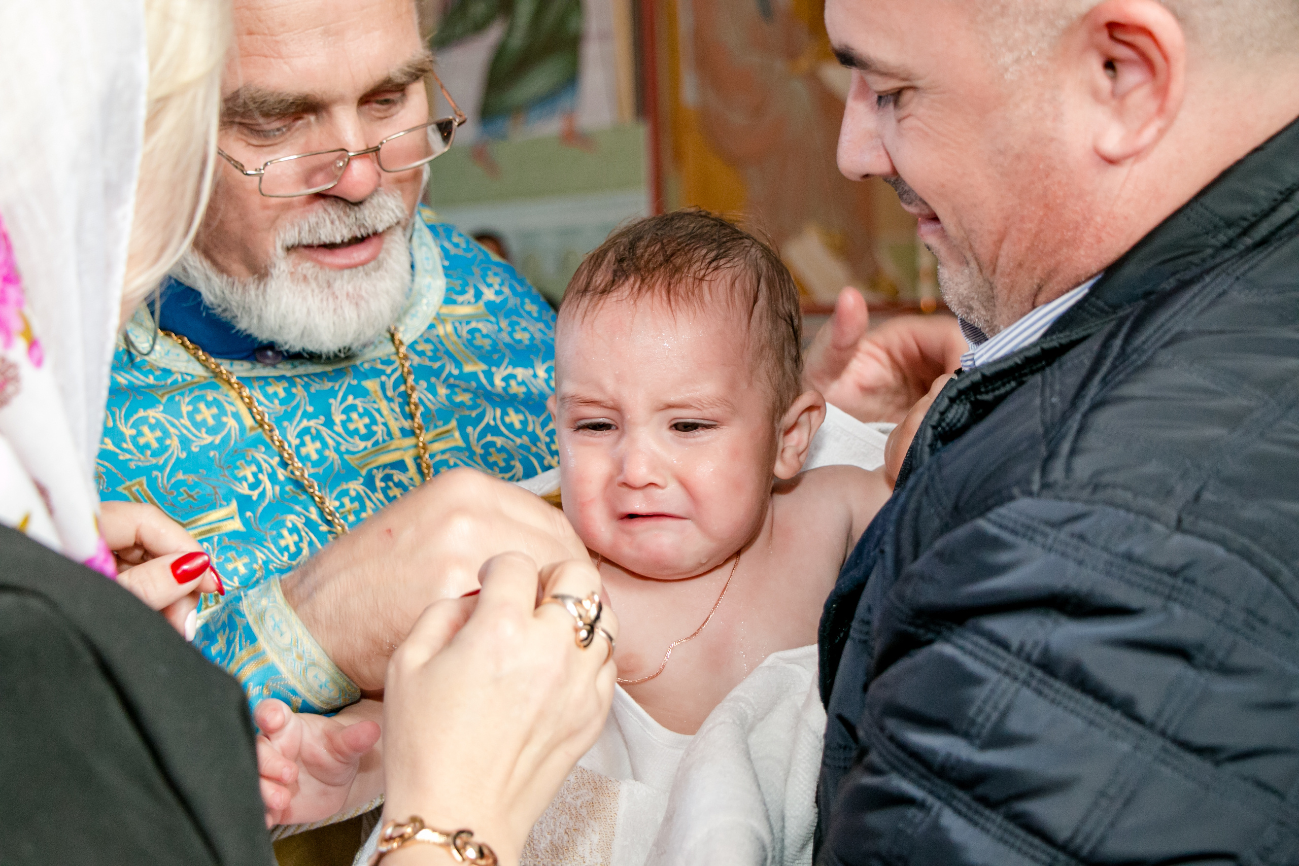 Таинство Крещения. Семейный фотограф Великодолинское