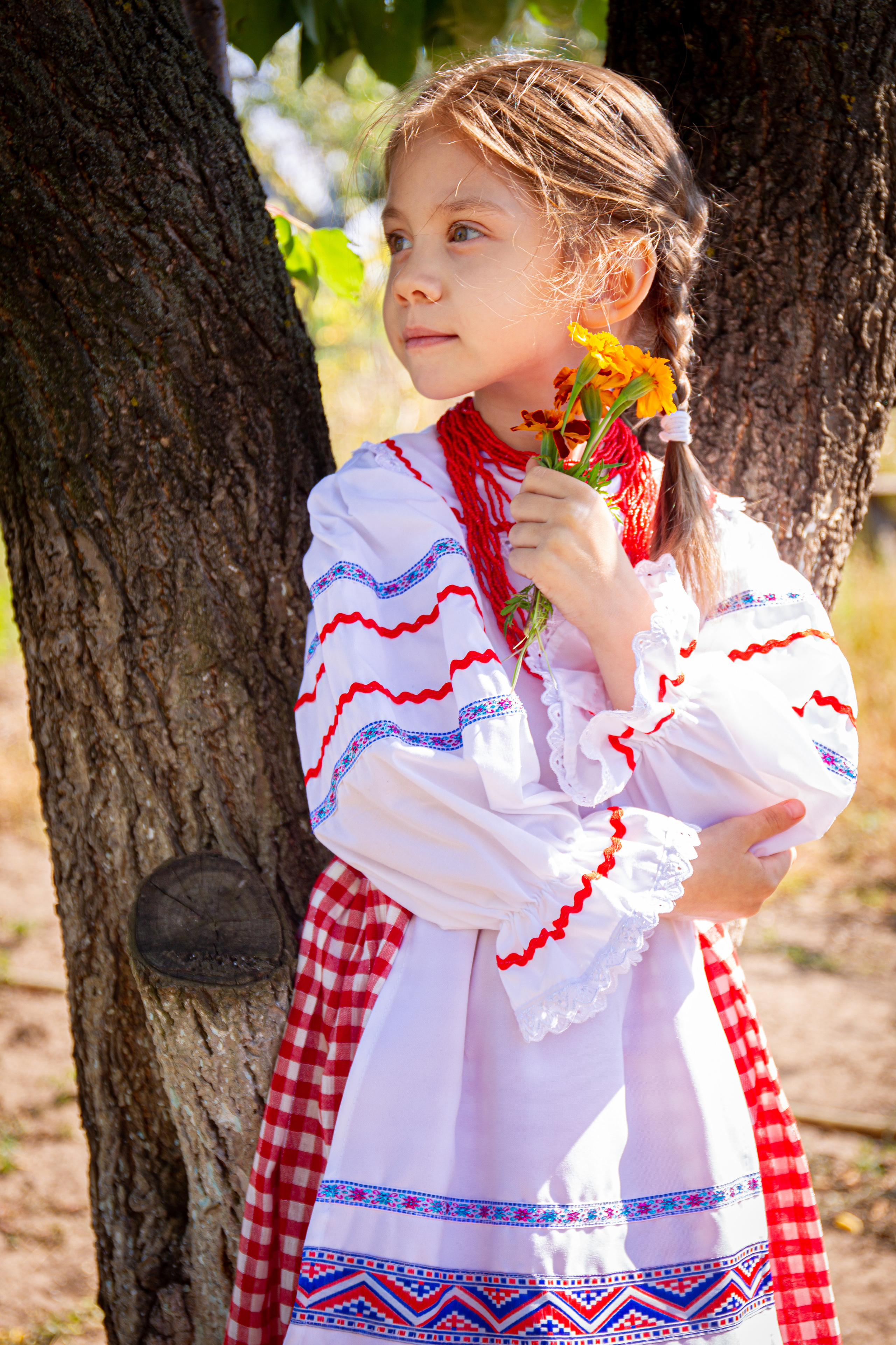 Детская фотосессия в этно стиле. Семейный фотограф Великодолинское