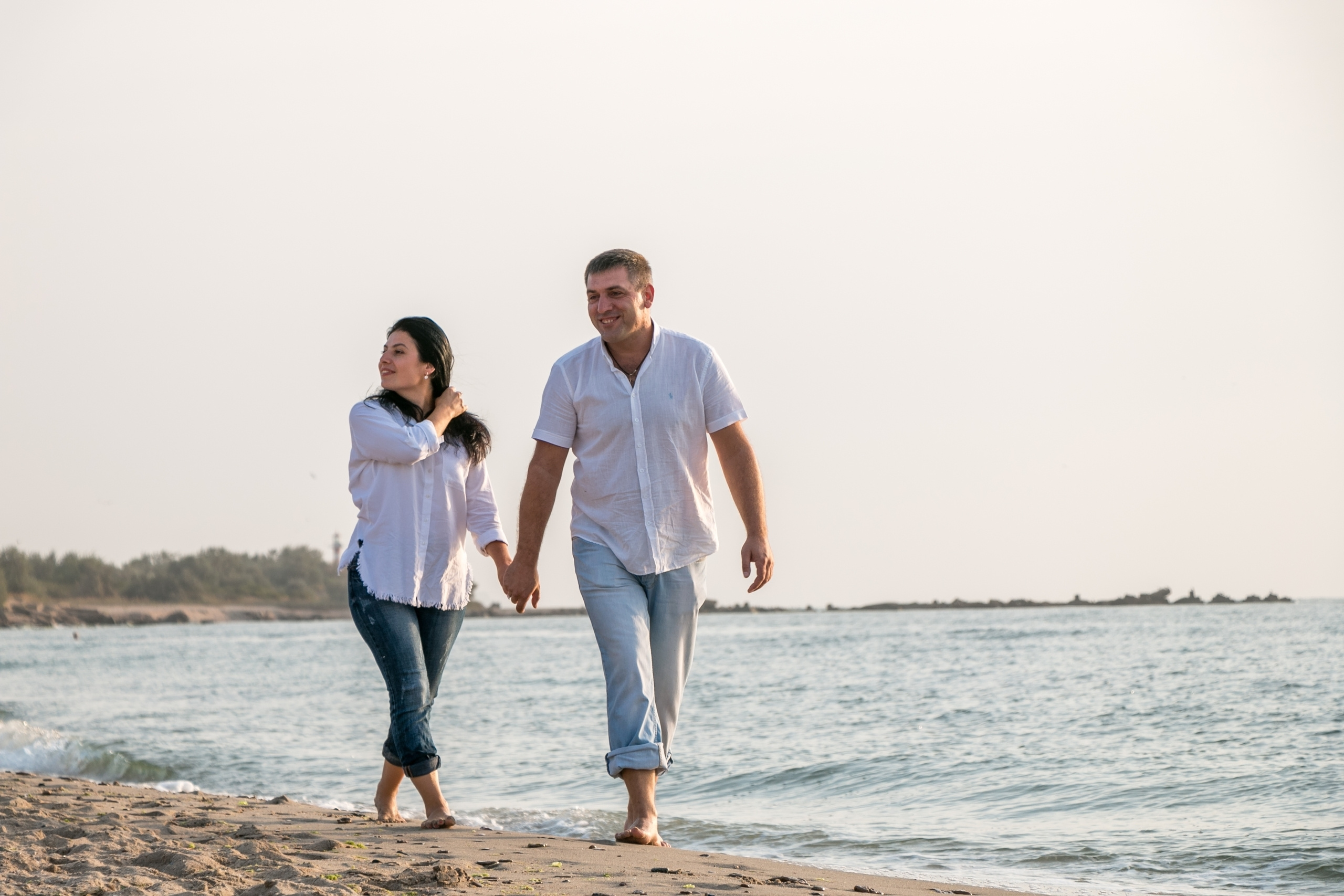 Фотосессия у моря на рассвете. Семейный фотограф Великодолинское