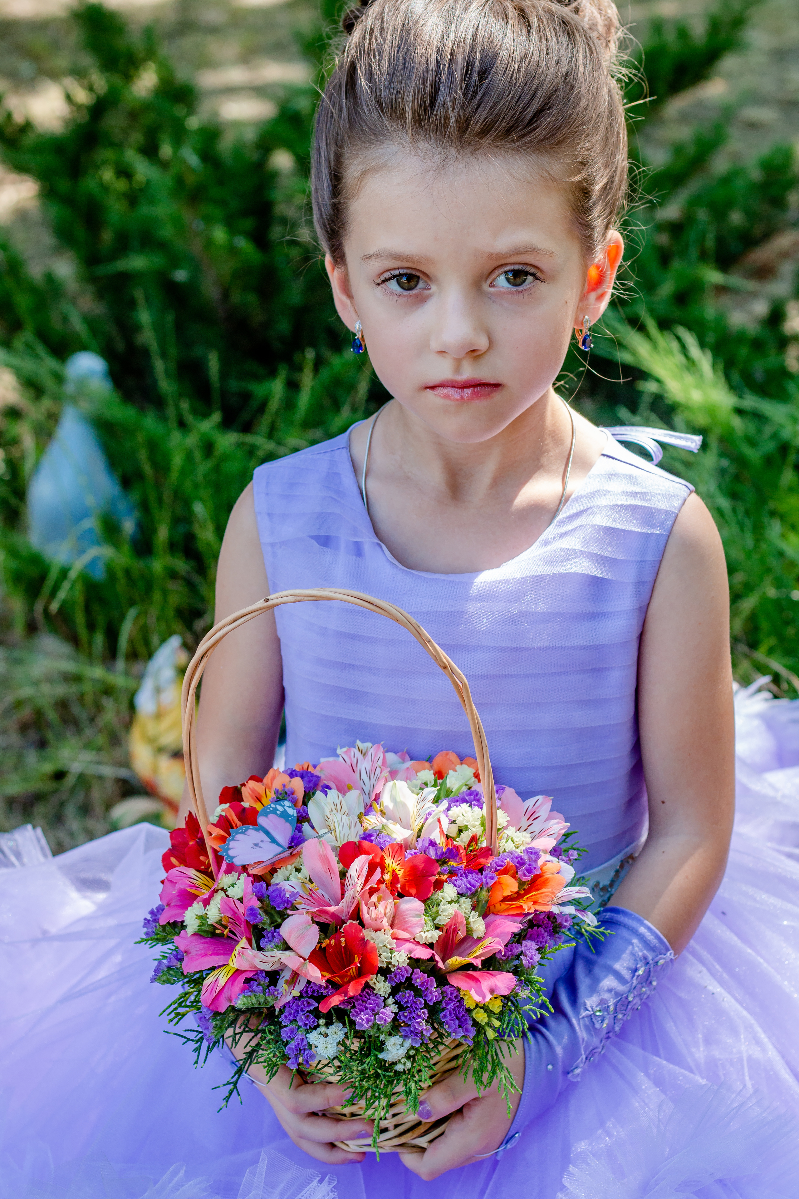 Лизонька, выпускной в детском саду "Теремок", Великодолинское. Семейный фотограф Великодолинское