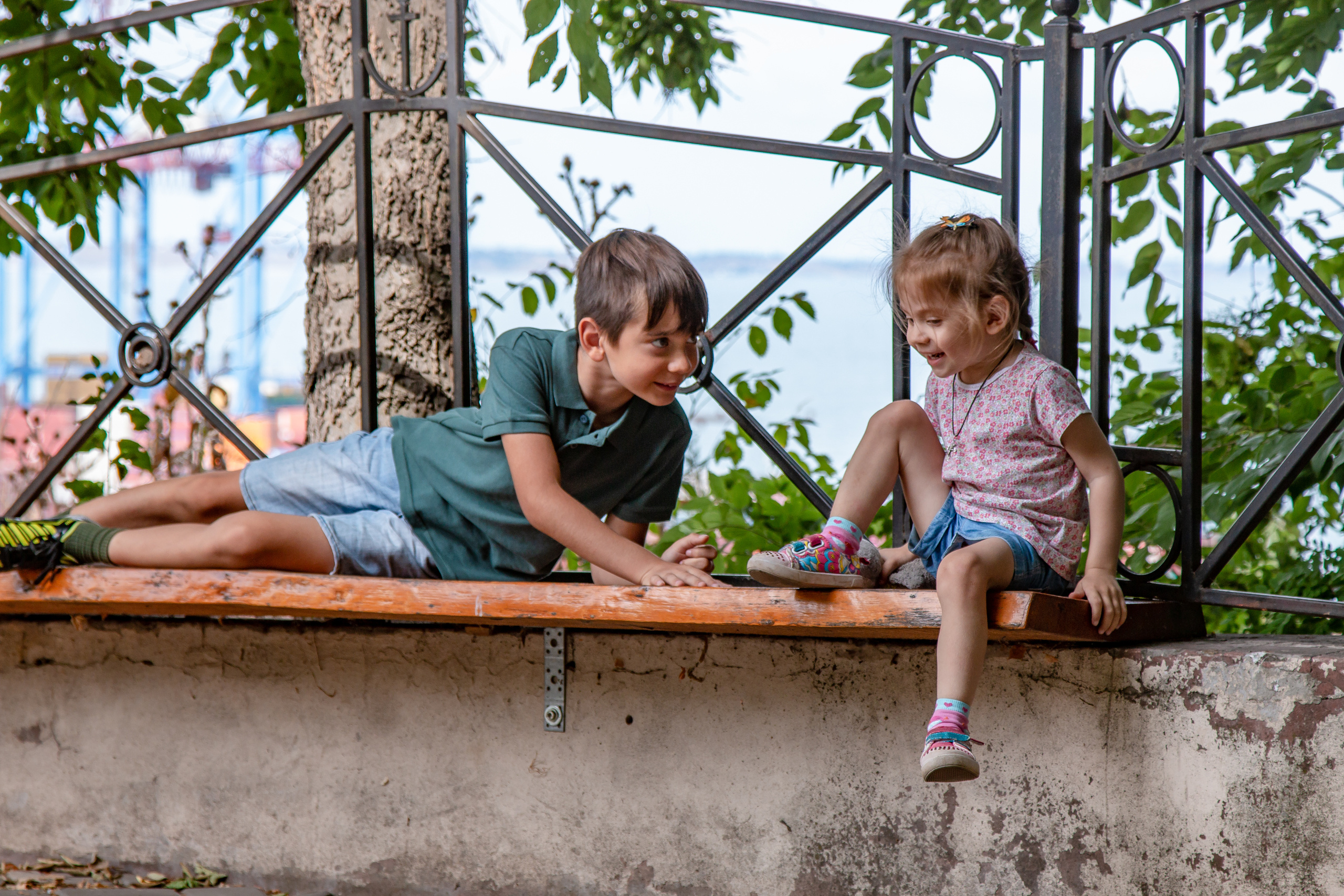 Брат и сестра. Семейный фотограф Великодолинское