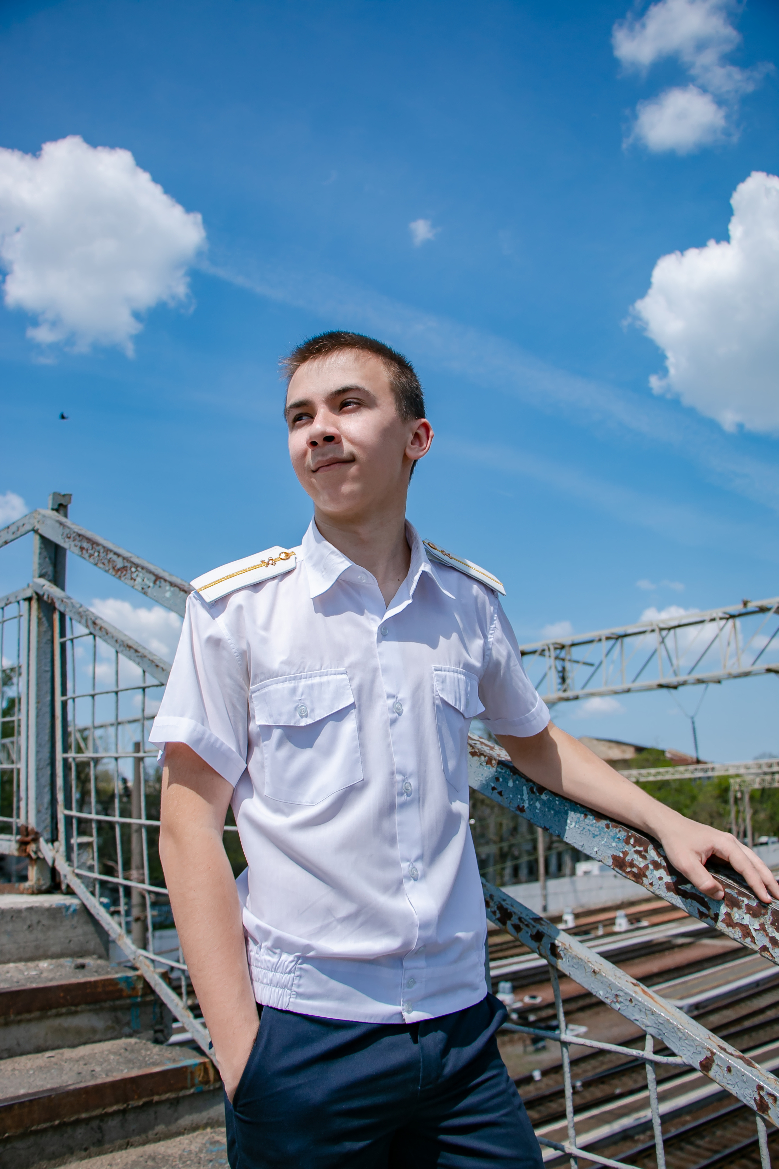 Фотосессия на железнодорожную тематику. Семейный фотограф Великодолинское