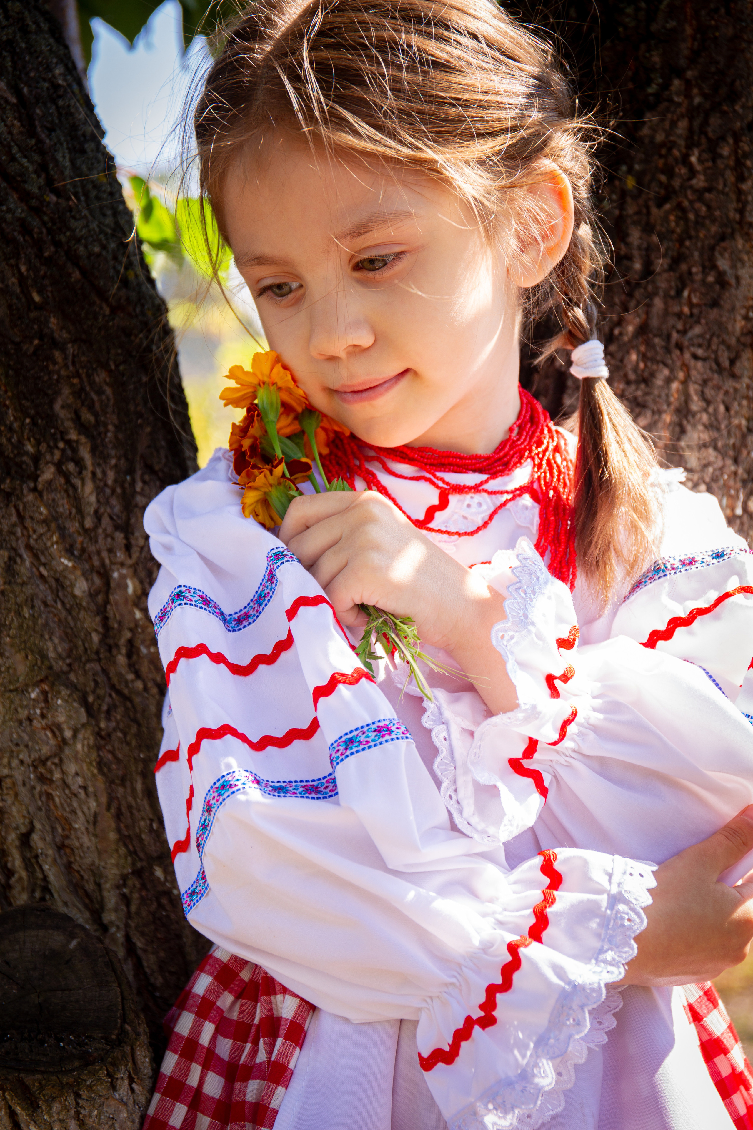Детская фотосессия в этно стиле. Семейный фотограф Великодолинское