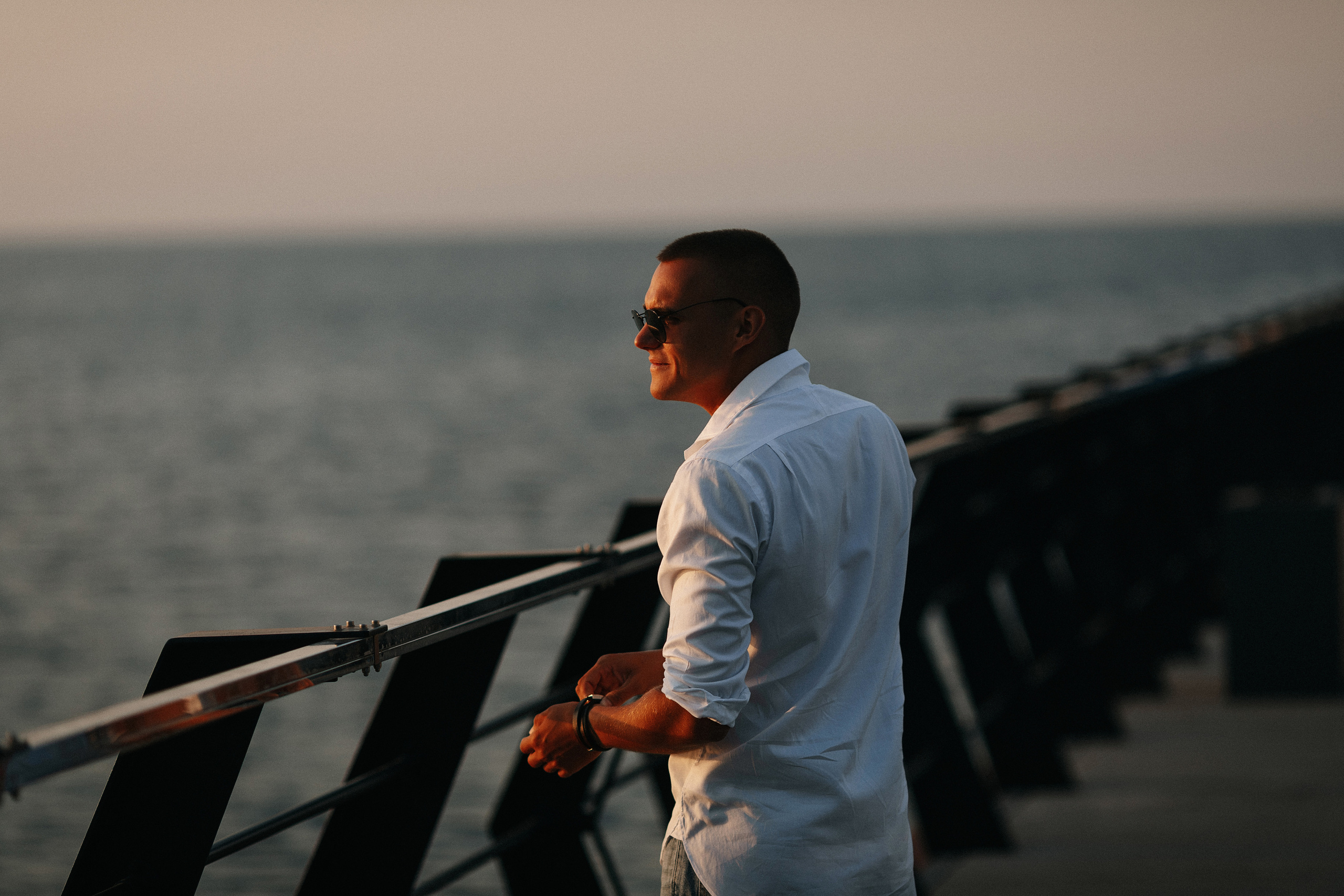 Рассвет на море. Свадебный фотограф в Риге Руслан Федюшин