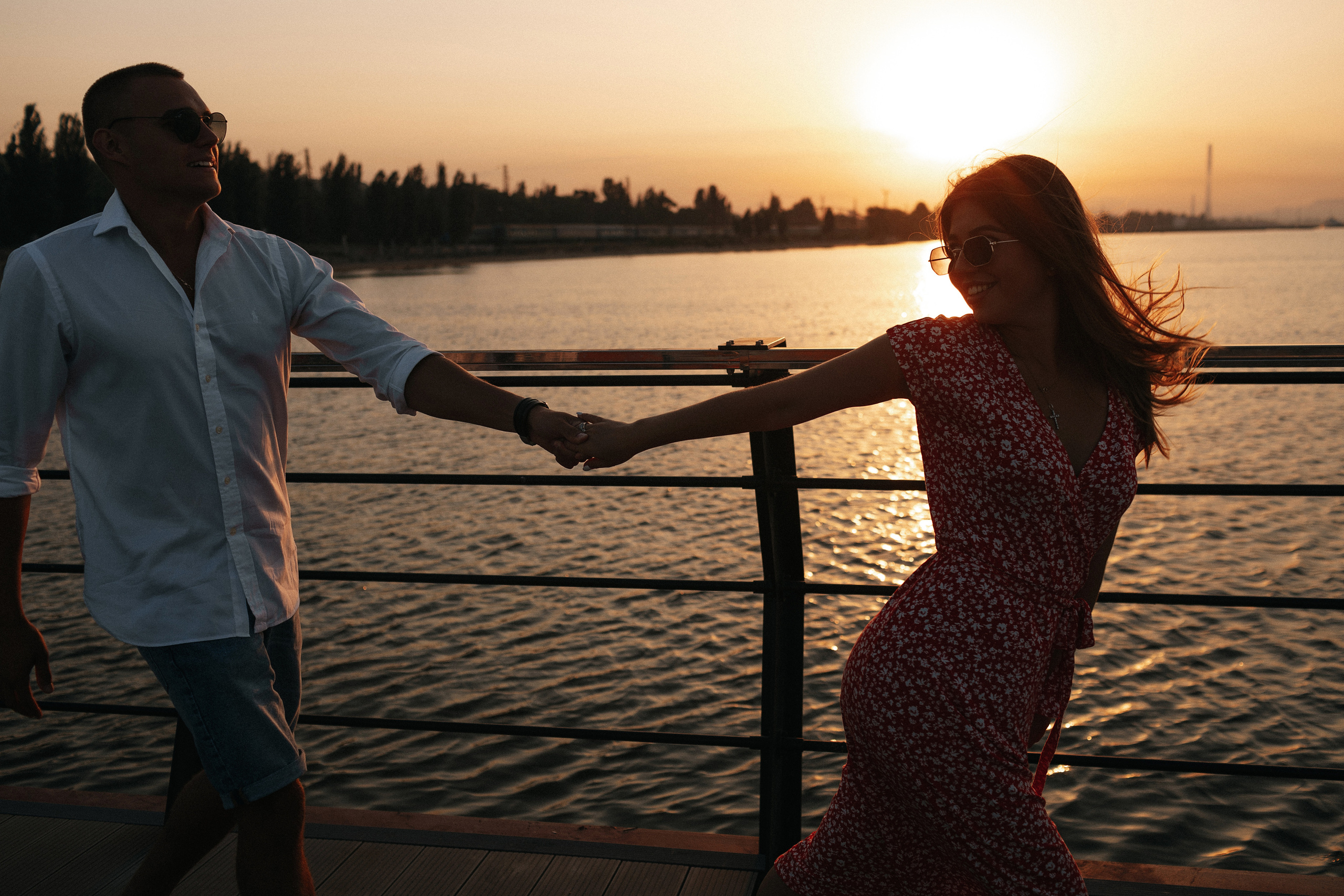 Рассвет на море. Свадебный фотограф в Риге Руслан Федюшин