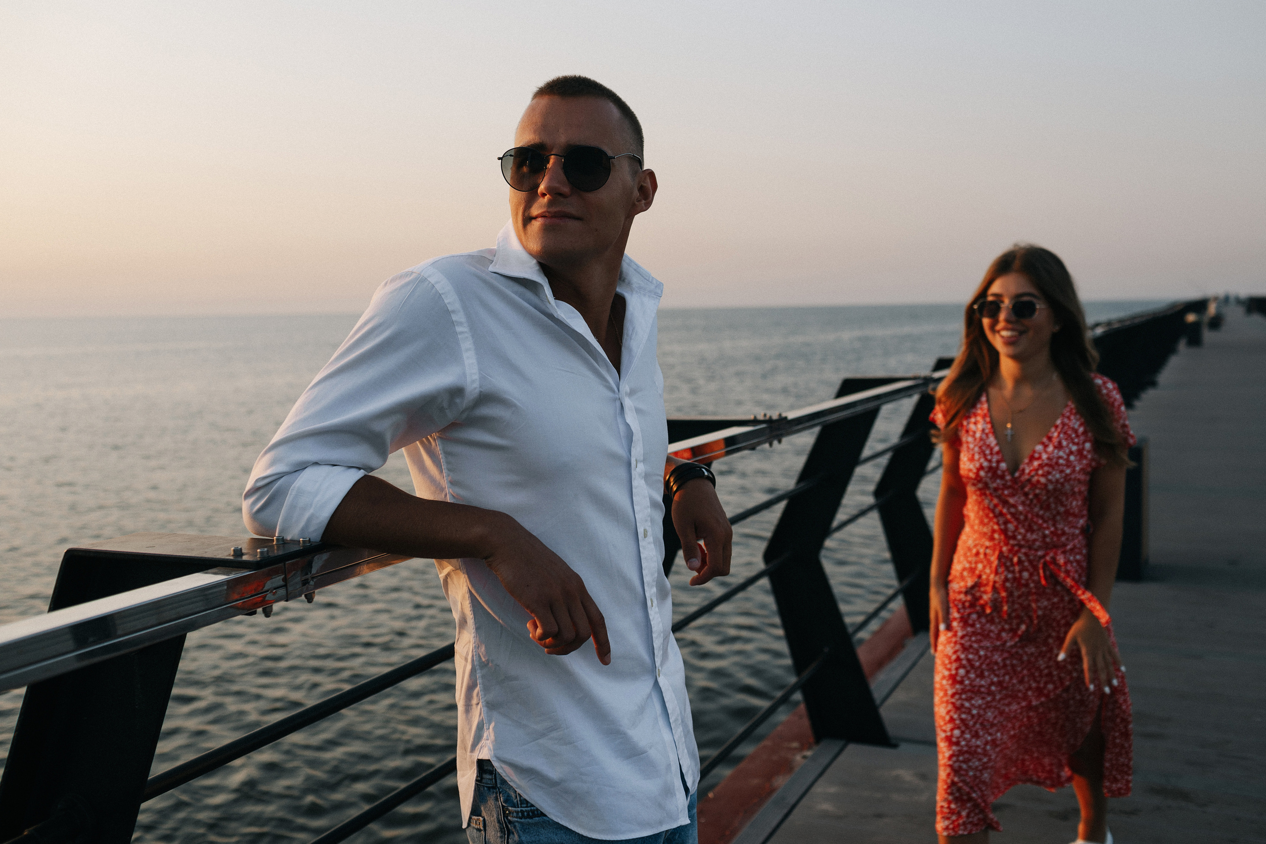 Рассвет на море. Свадебный фотограф в Риге Руслан Федюшин