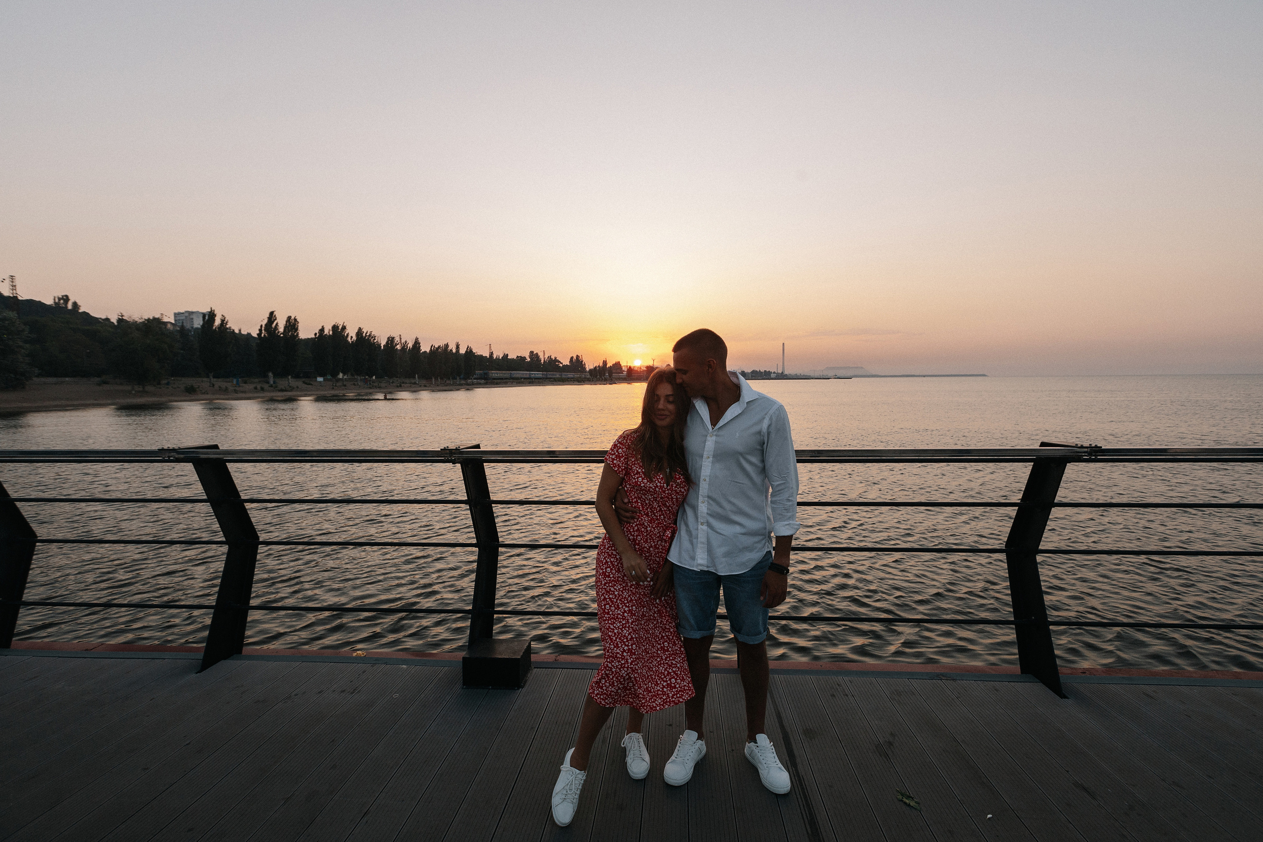 Рассвет на море. Свадебный фотограф в Риге Руслан Федюшин