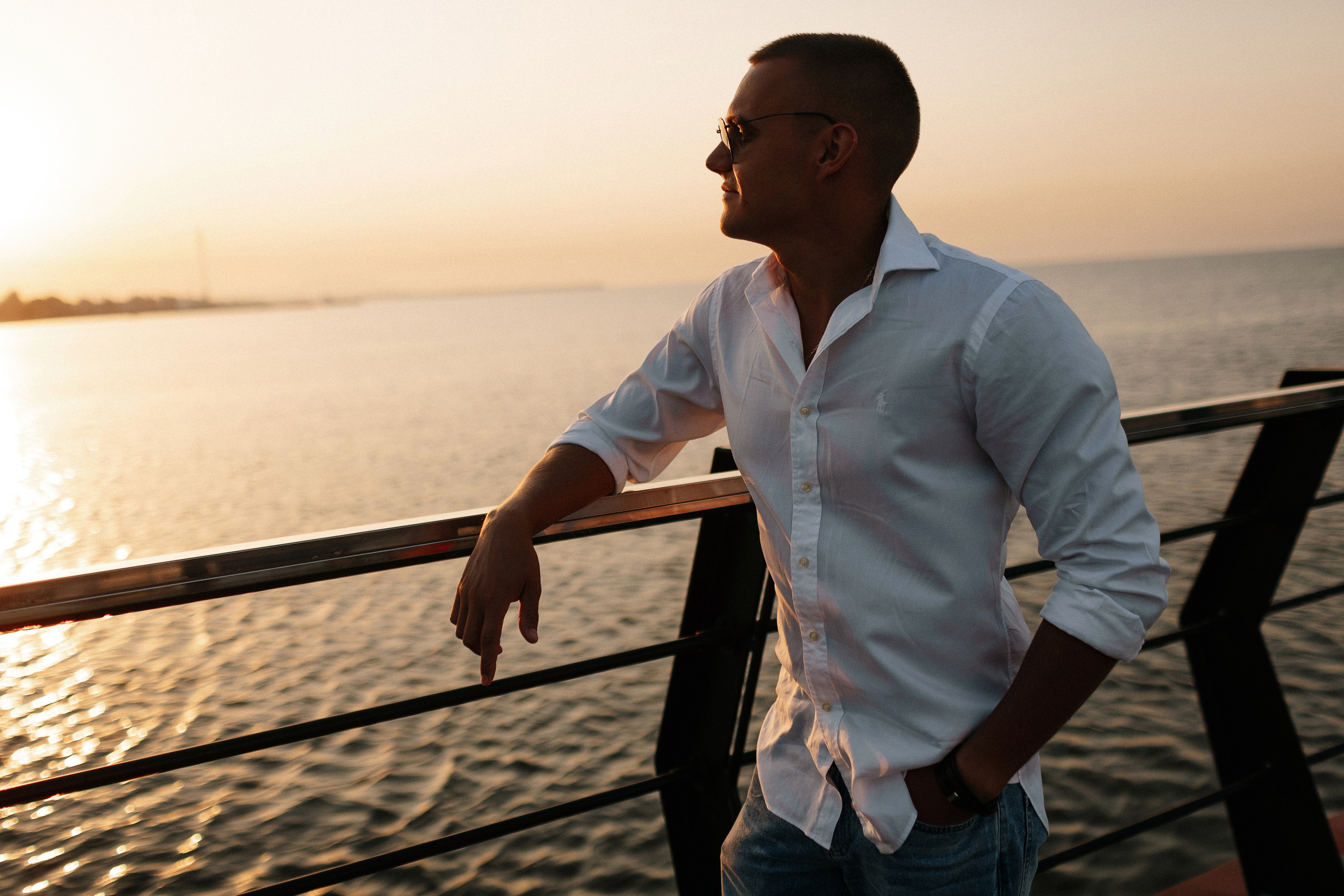 Рассвет на море. Свадебный фотограф в Риге Руслан Федюшин