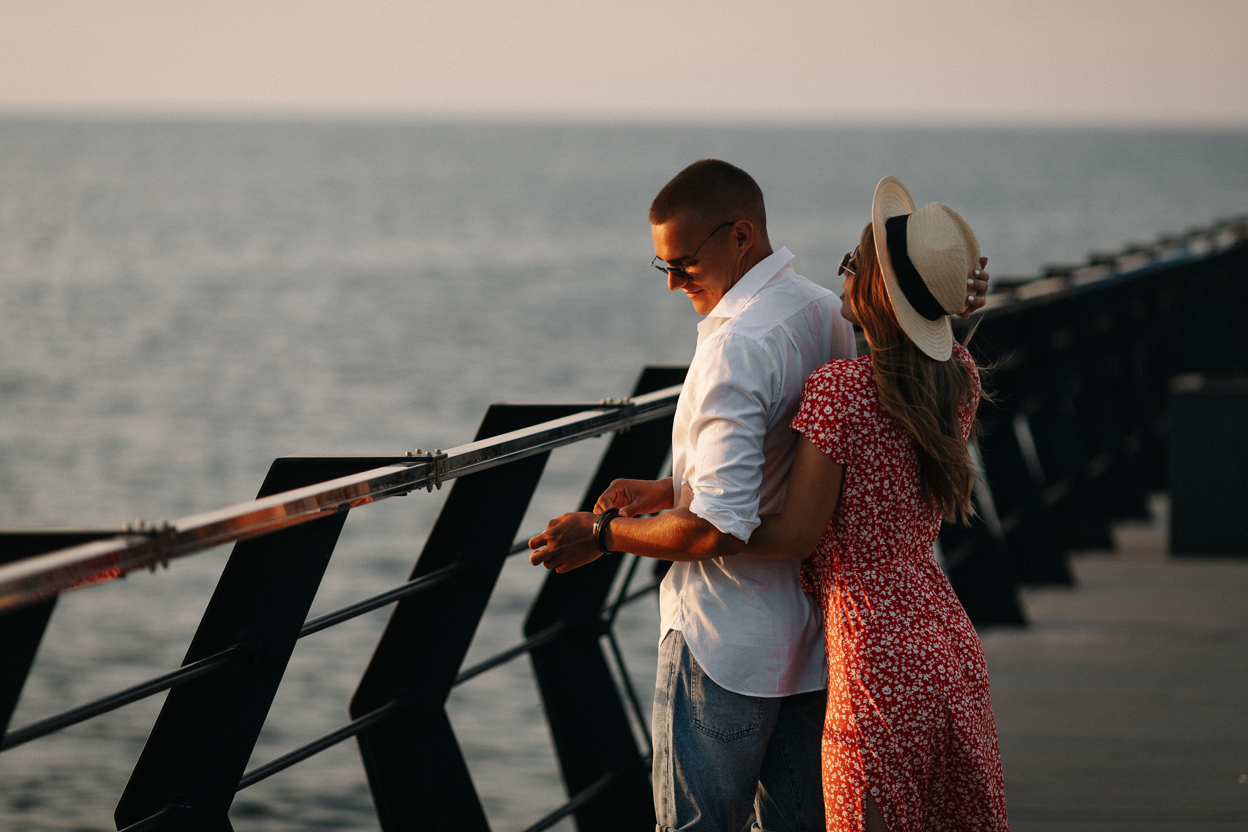 Рассвет на море. Свадебный фотограф в Риге Руслан Федюшин