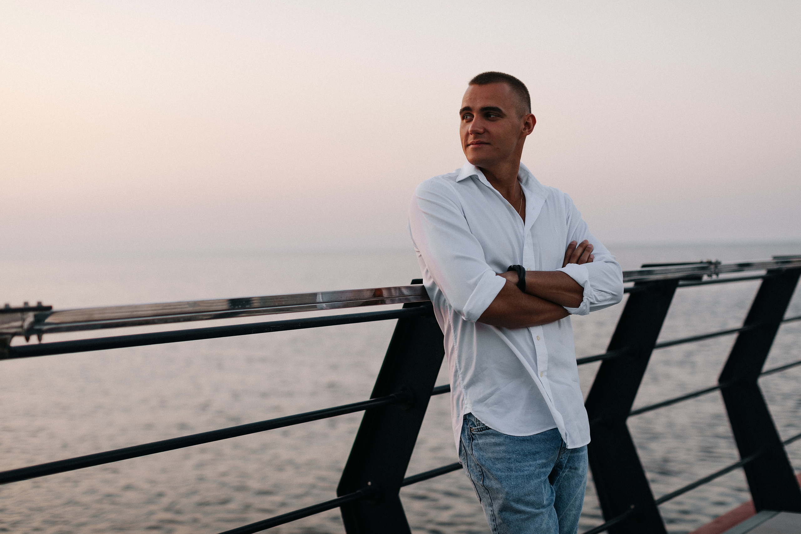 Рассвет на море. Свадебный фотограф в Риге Руслан Федюшин