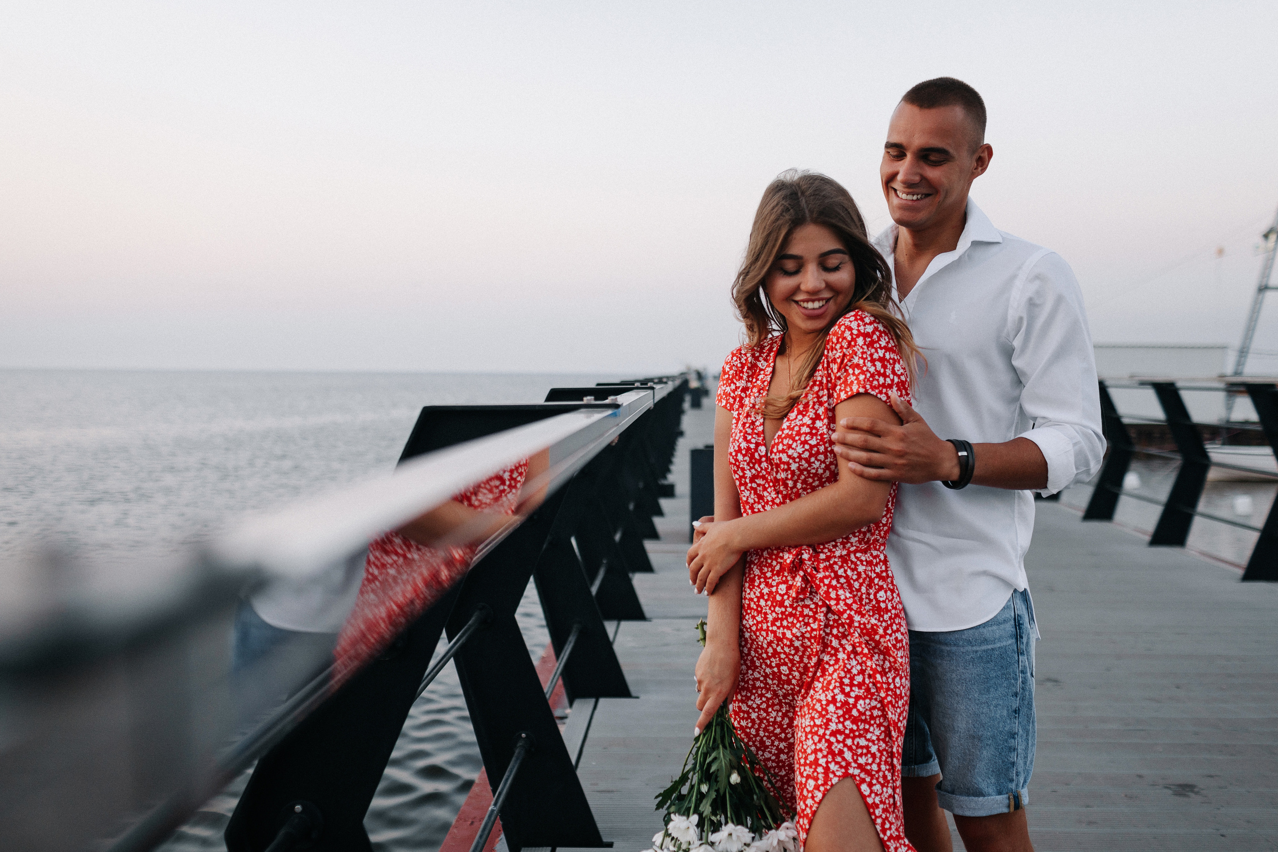 Рассвет на море. Свадебный фотограф в Риге Руслан Федюшин