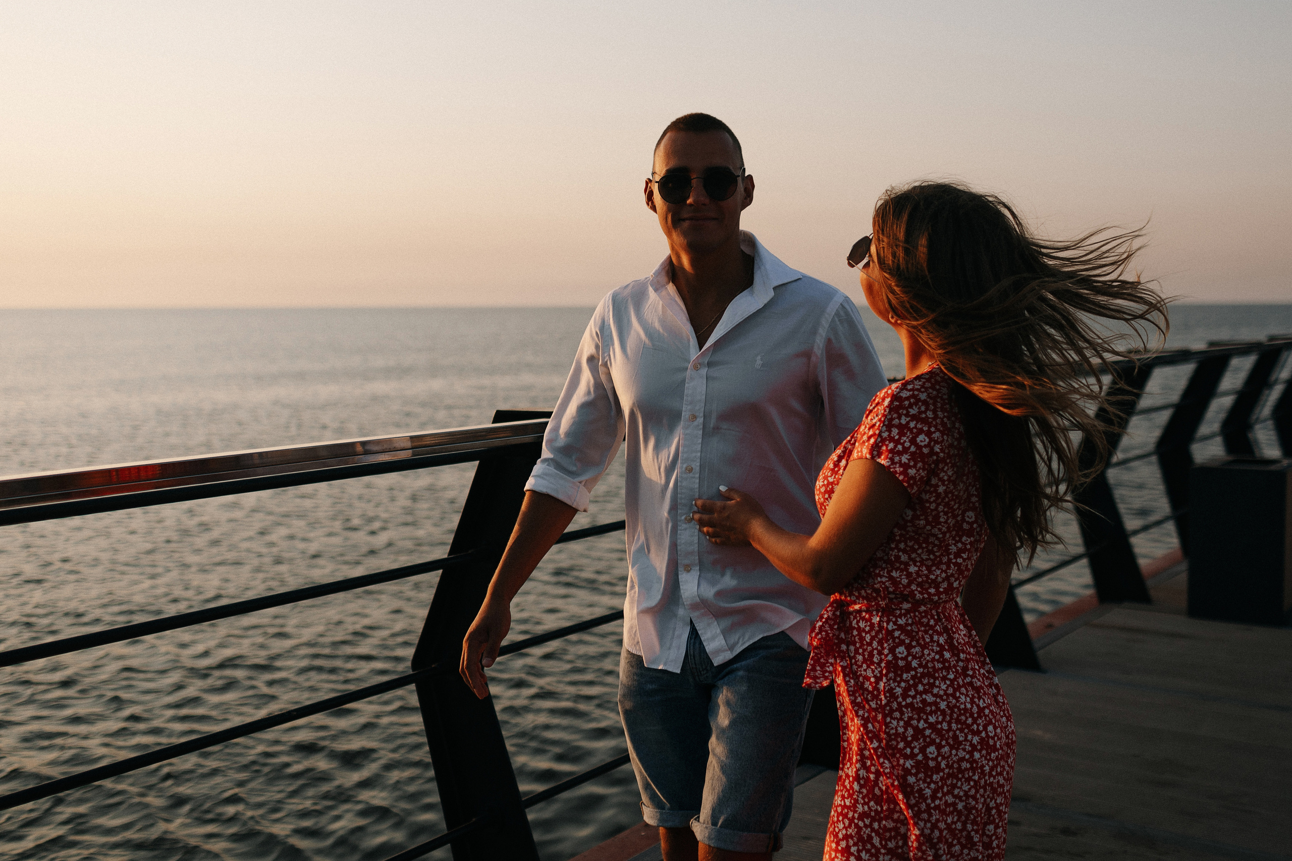 Рассвет на море. Свадебный фотограф в Риге Руслан Федюшин