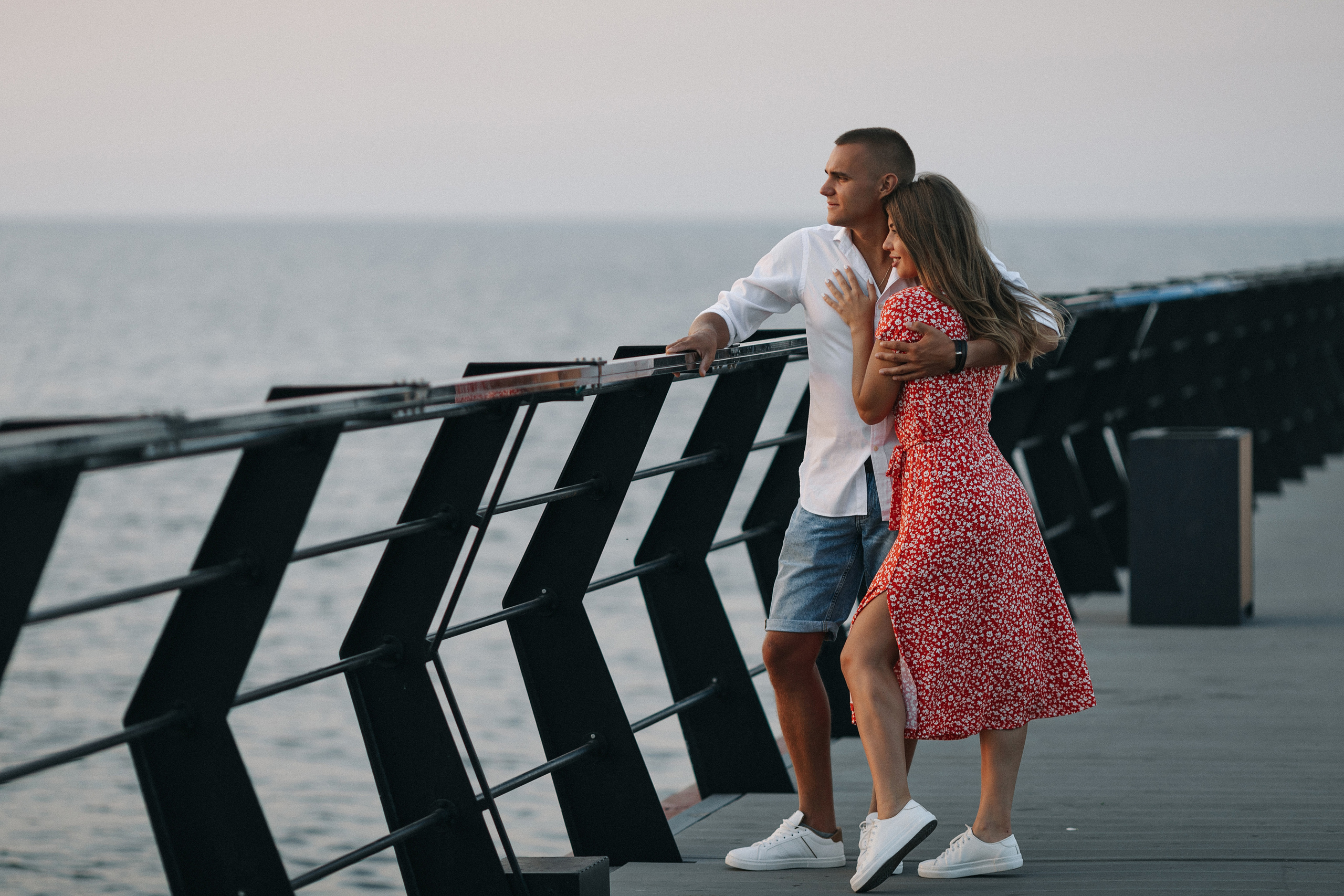 Рассвет на море. Свадебный фотограф в Риге Руслан Федюшин