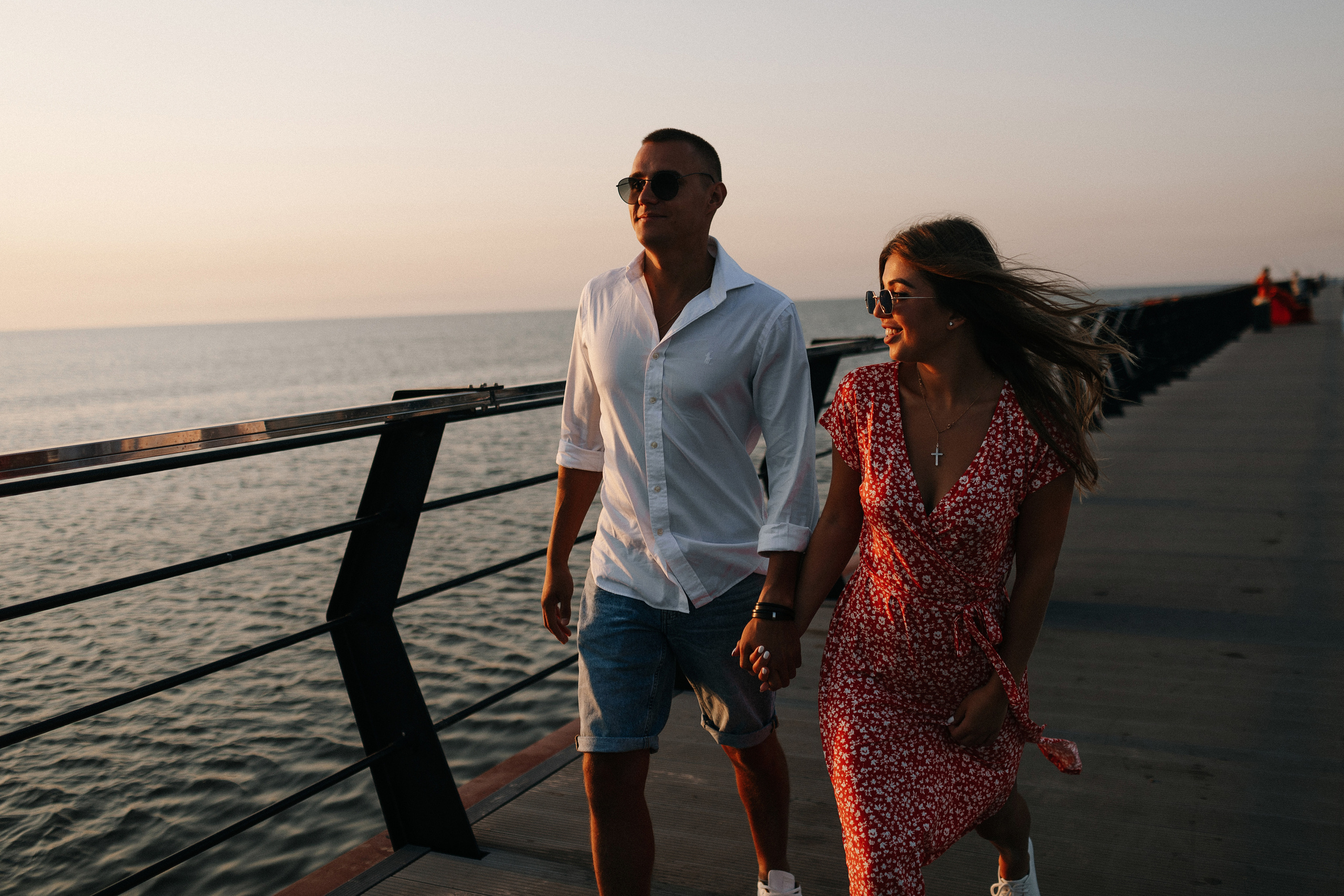 Рассвет на море. Свадебный фотограф в Риге Руслан Федюшин