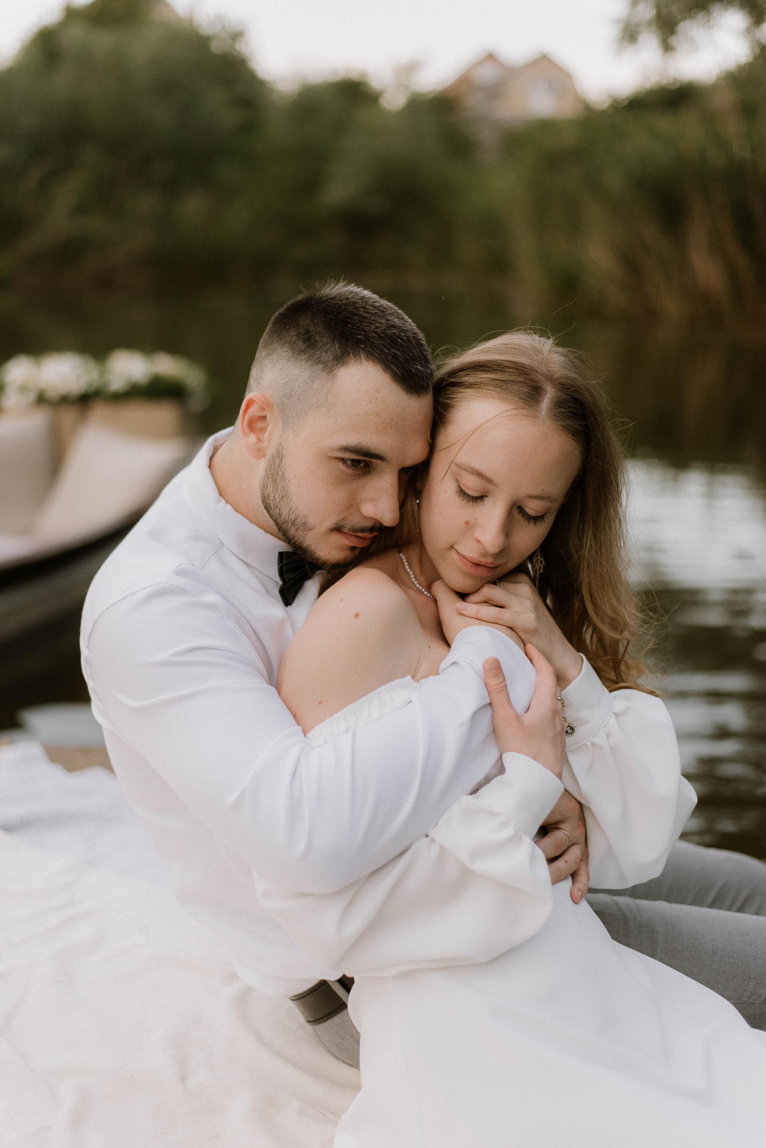 Весільна фотосесія на човні, Київ, Україна, весільний фотограф. Весільний та фотограф Київ Україна Олександра, свадебный Киев Украина