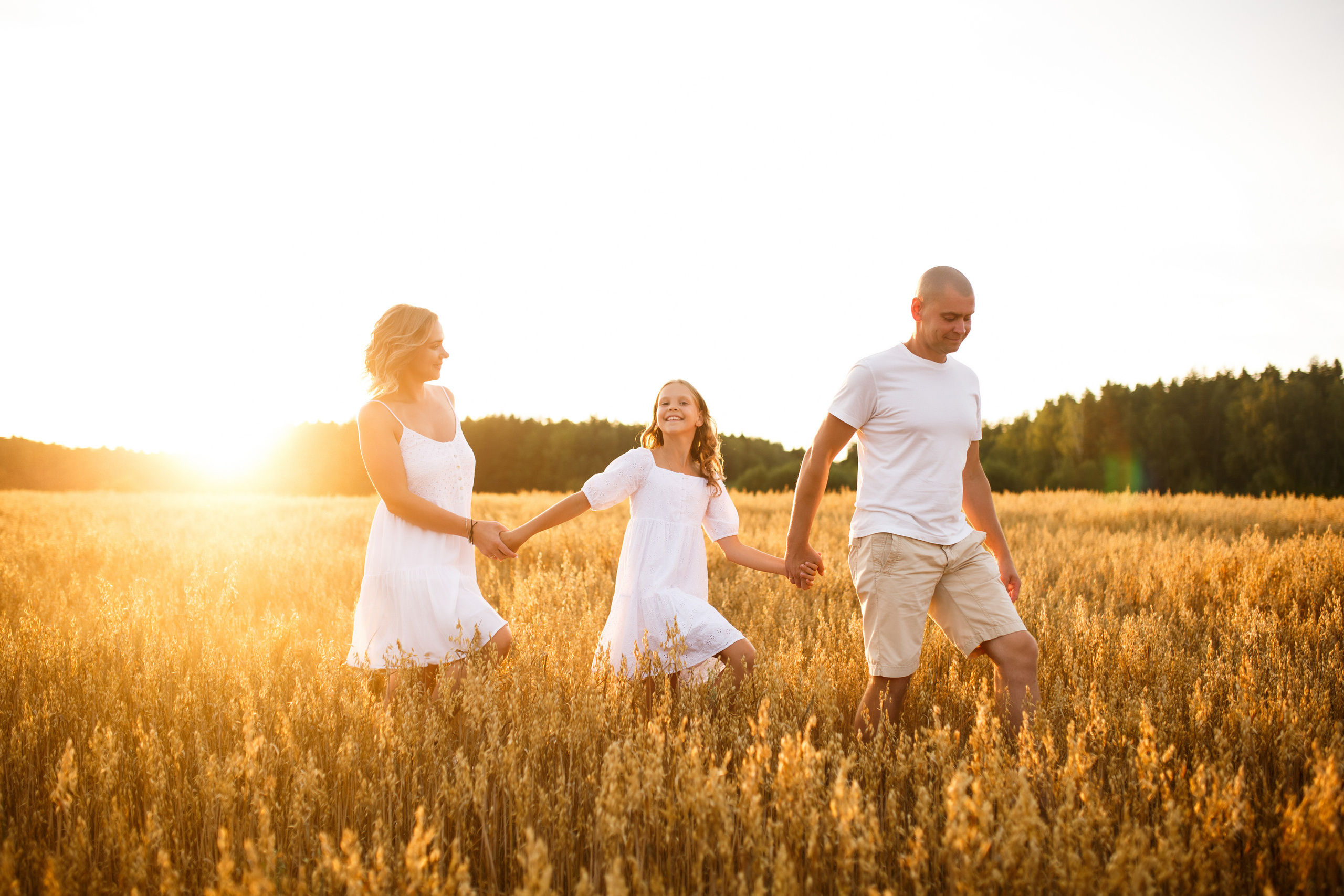 Marija, Jurij i Elina. Fotograf ślubny i rodzinny w Warszawie