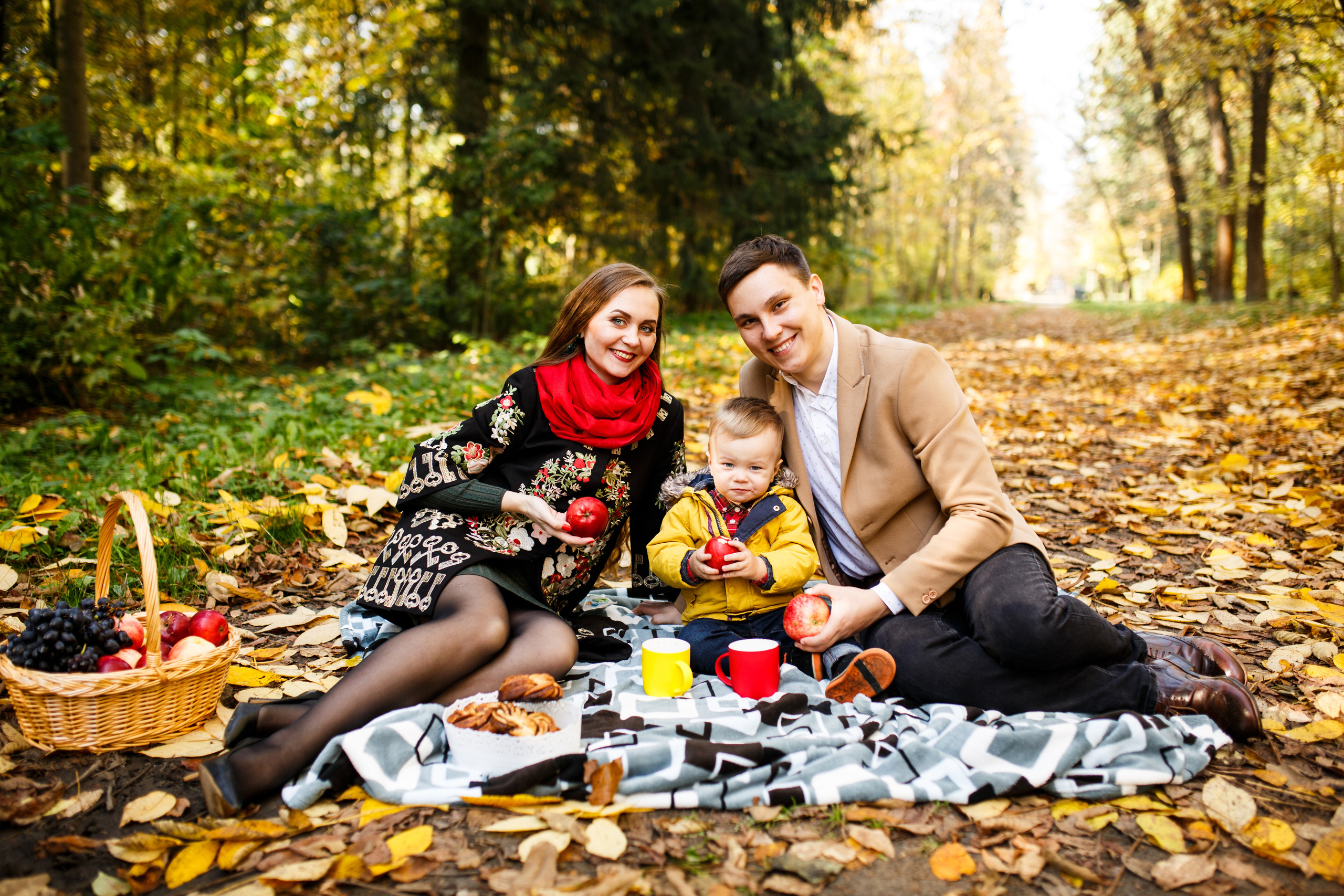 Swietlana, Dmitrij i Arsenij. Fotograf ślubny i rodzinny w Warszawie