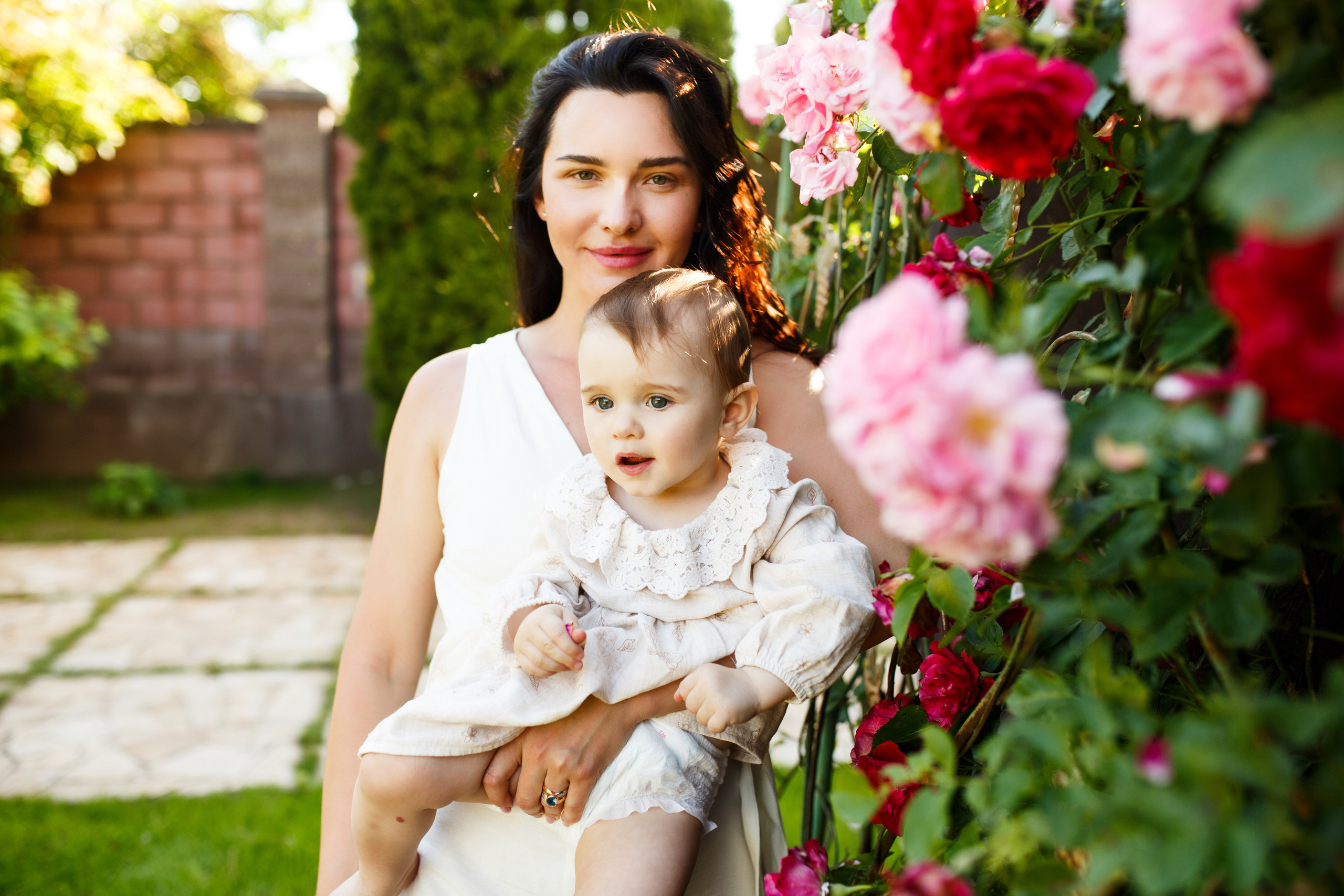 Ksenija, Siergiej i Sofia. Fotograf ślubny i rodzinny w Warszawie