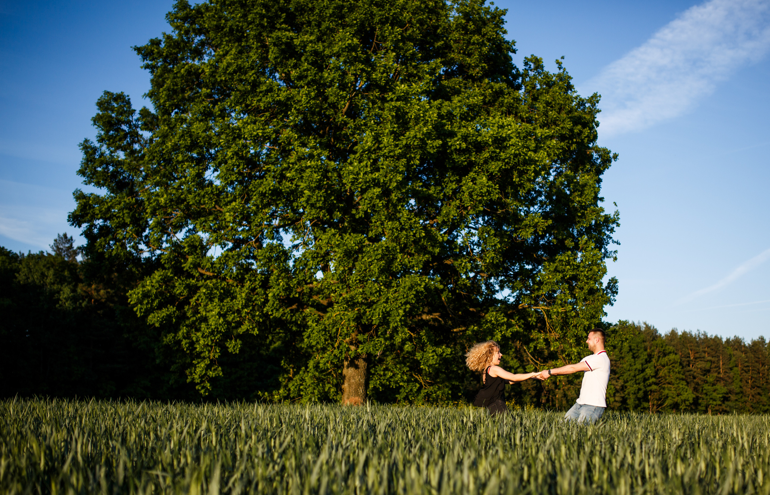Andriej i Anastasija. Fotograf ślubny i rodzinny w Warszawie